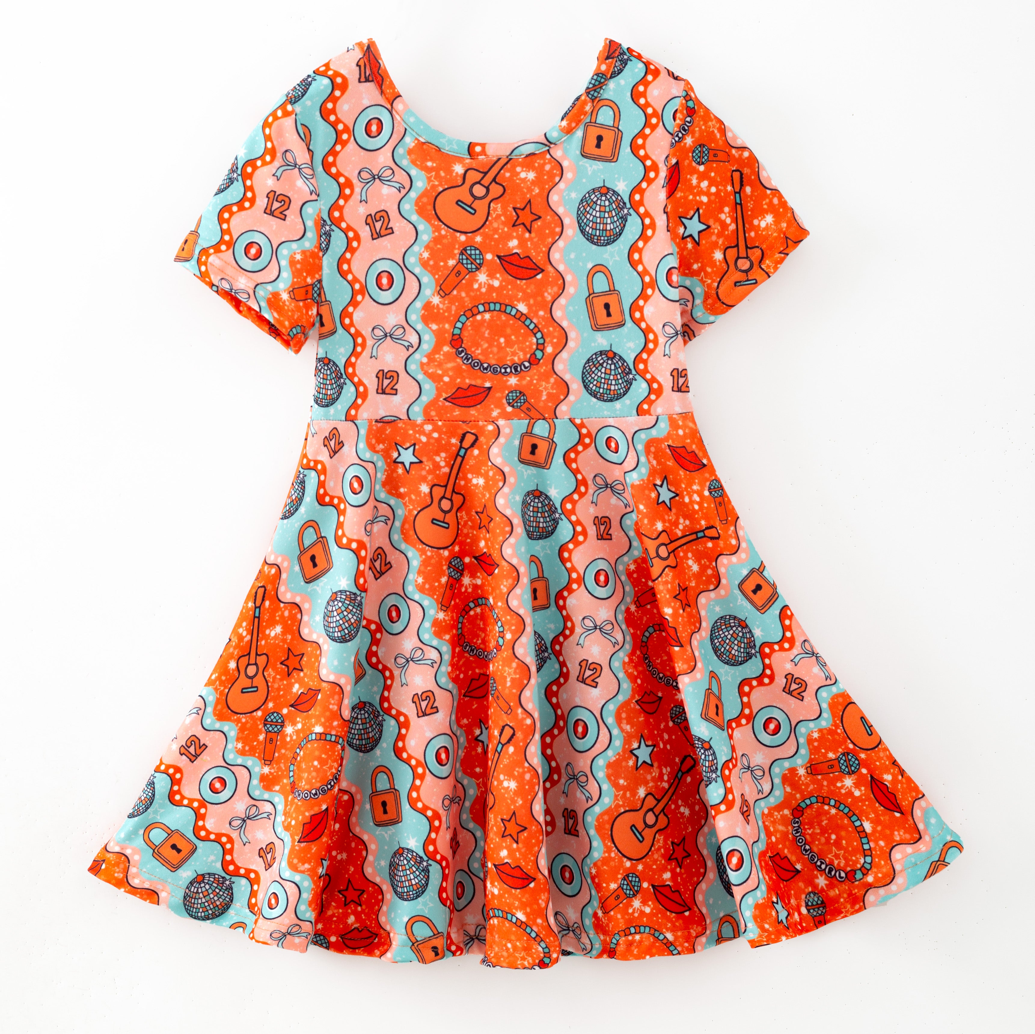 （Pre Order,Prepack Zone）Girls TS Print Dress（Mix Size）