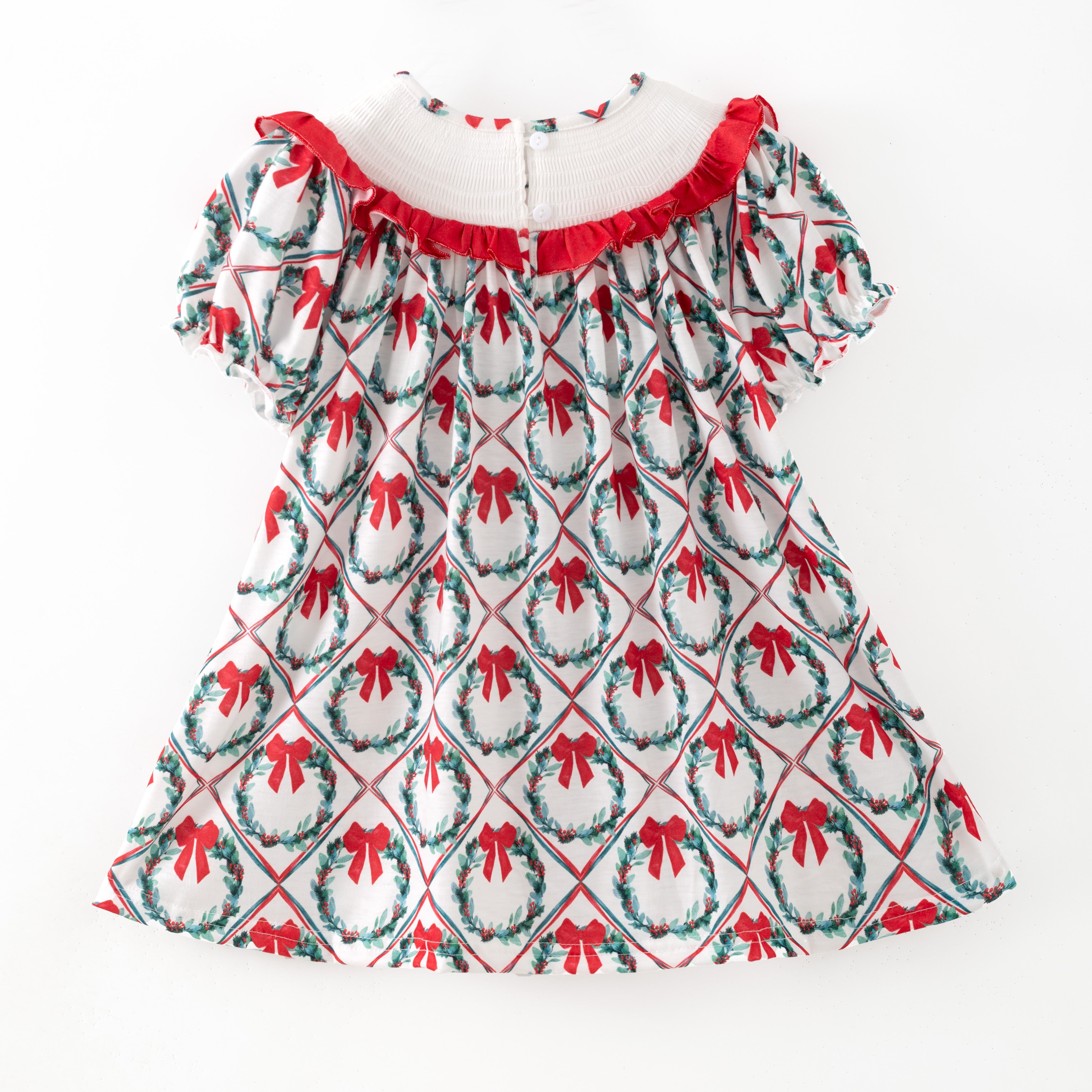 （Pre Order,Prepack Zone）Family Christmas Embroidery Dress&Romper（Mix Size）