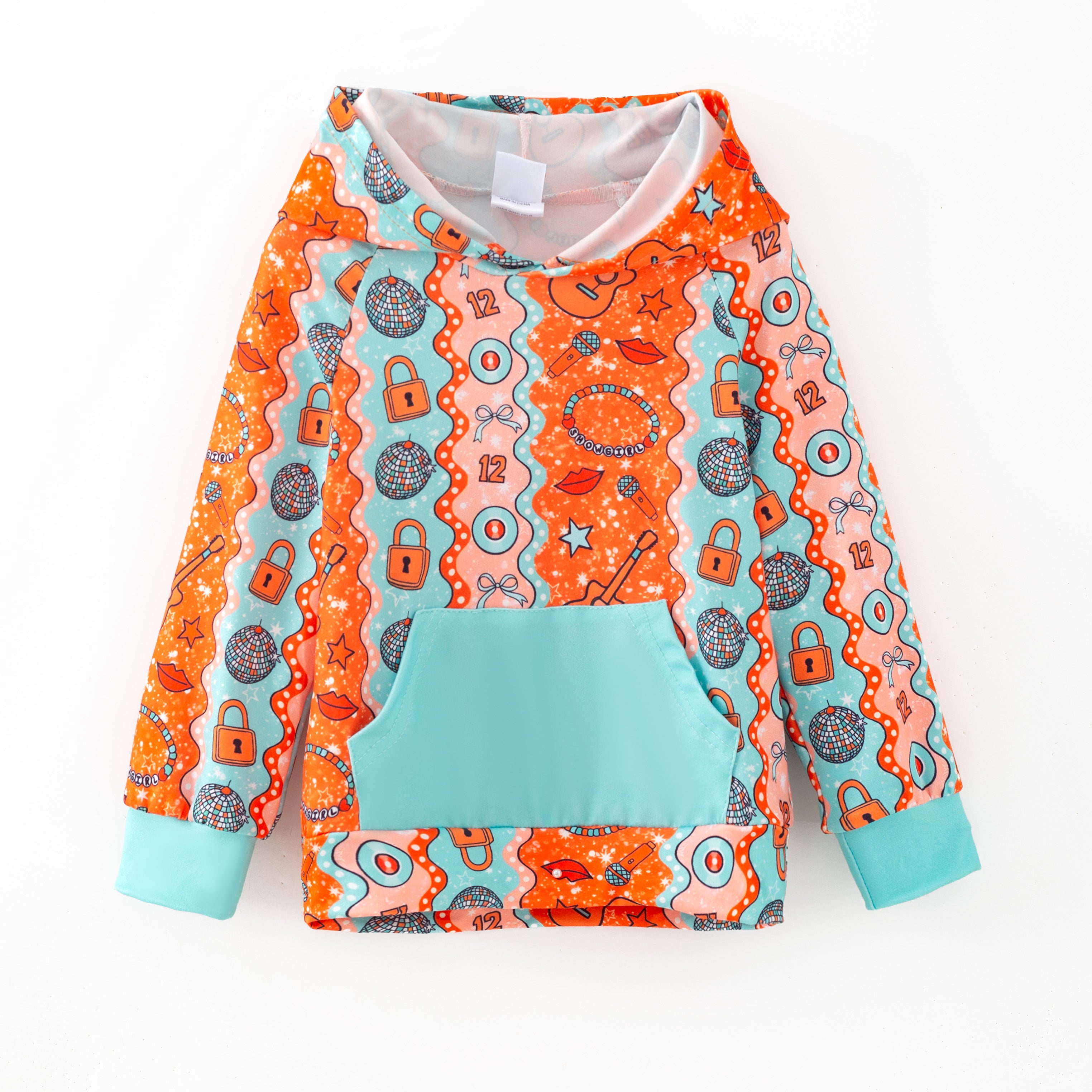 （Pre Order,Prepack Zone）Girls TS Print Hoodie（Mix Size）