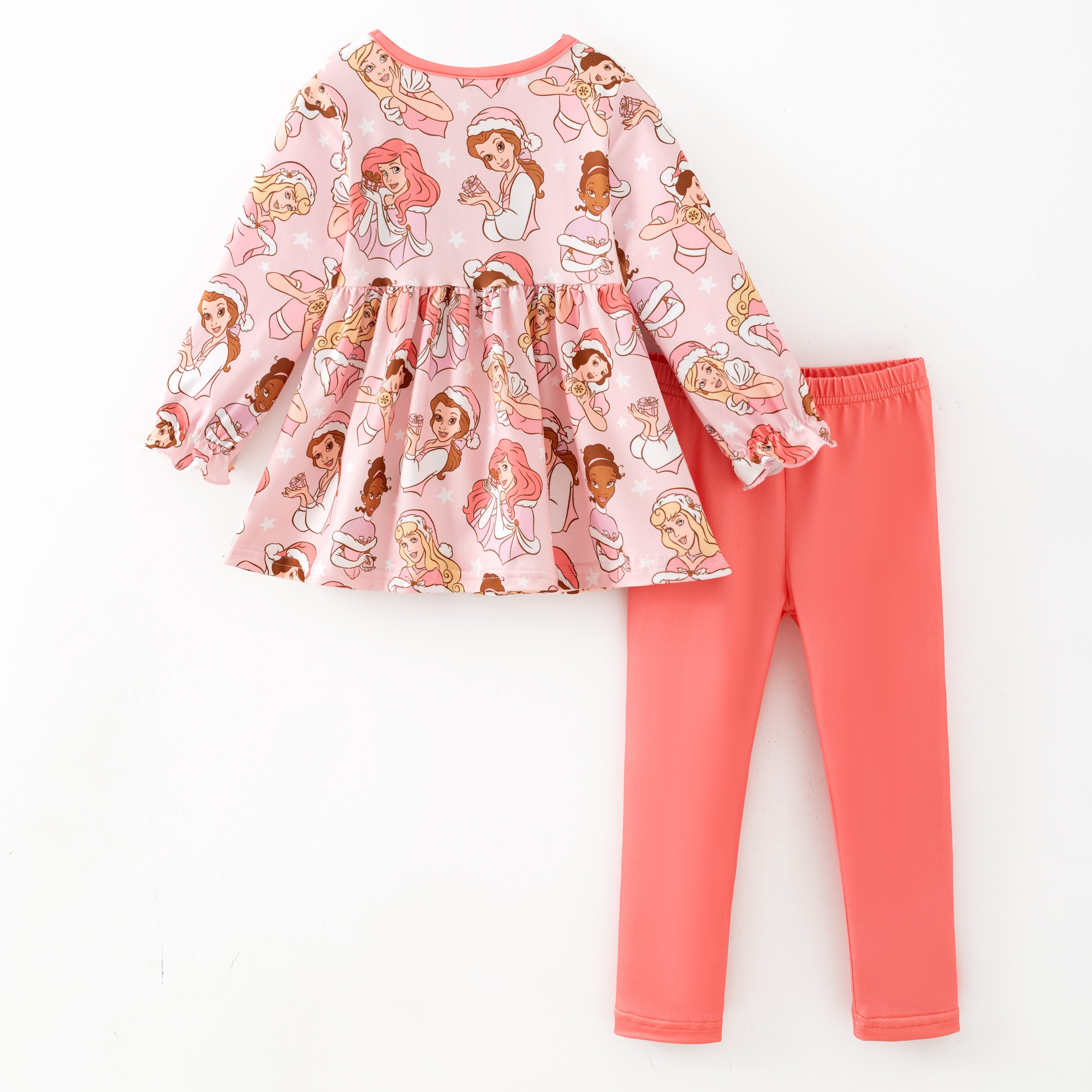 （Pre Order,Prepack Zone）Girls Christmas Print Outfit Set（Mix Size）