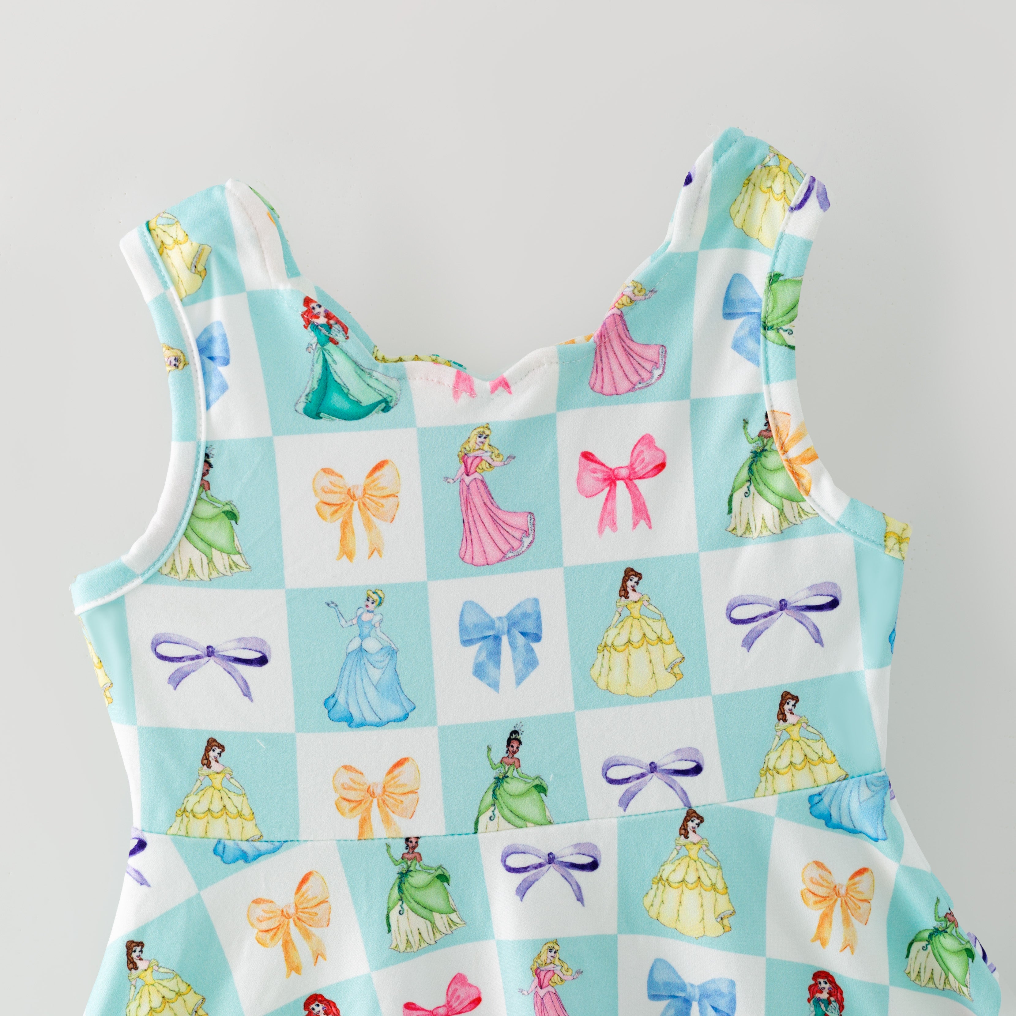 （Pre Order+Prepack Zone）Girls Cartoon&Princess Print Scallop Dress（Mix Size）