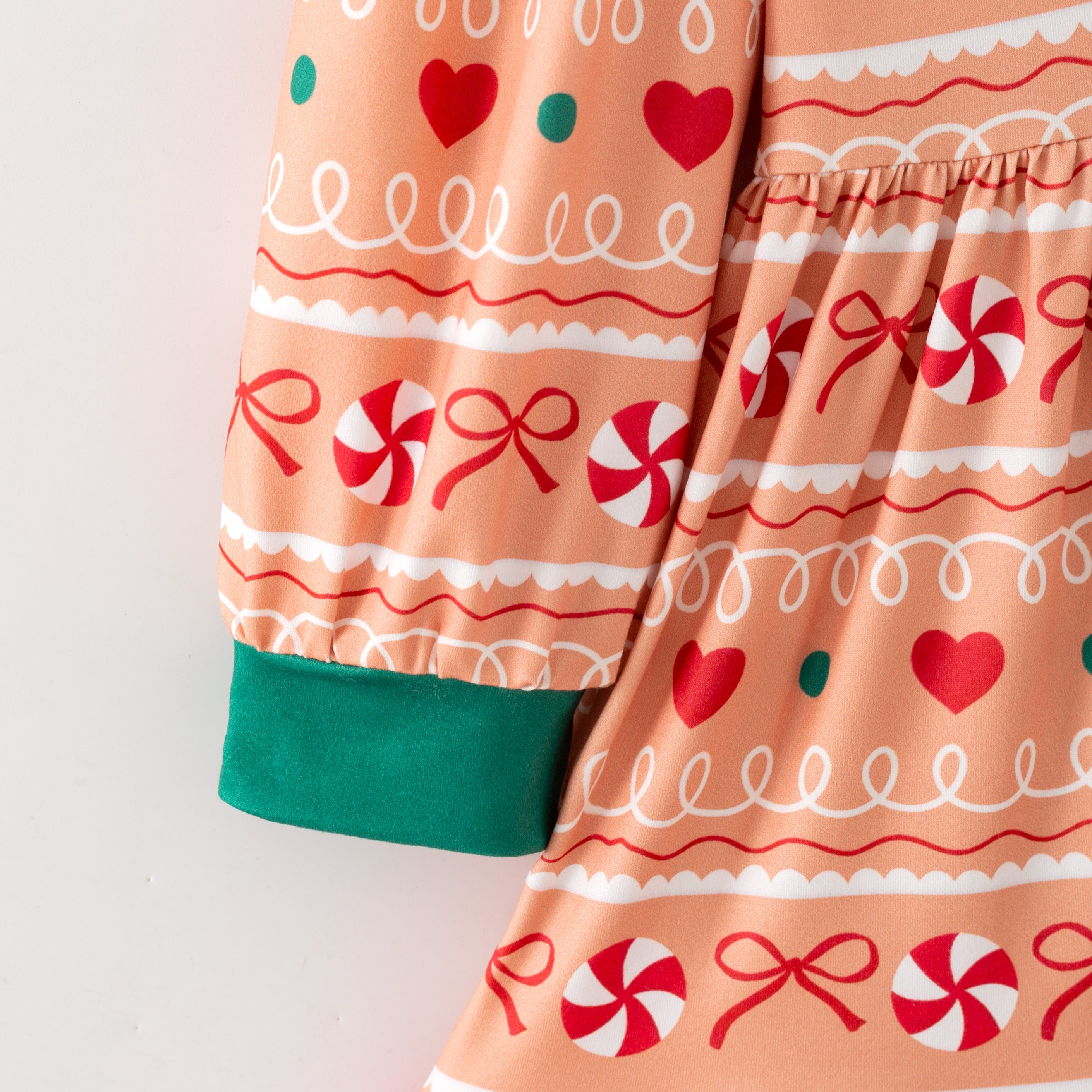 （Pre Order,Prepack Zone）Girls Christmas Print Dress（Mix Size）