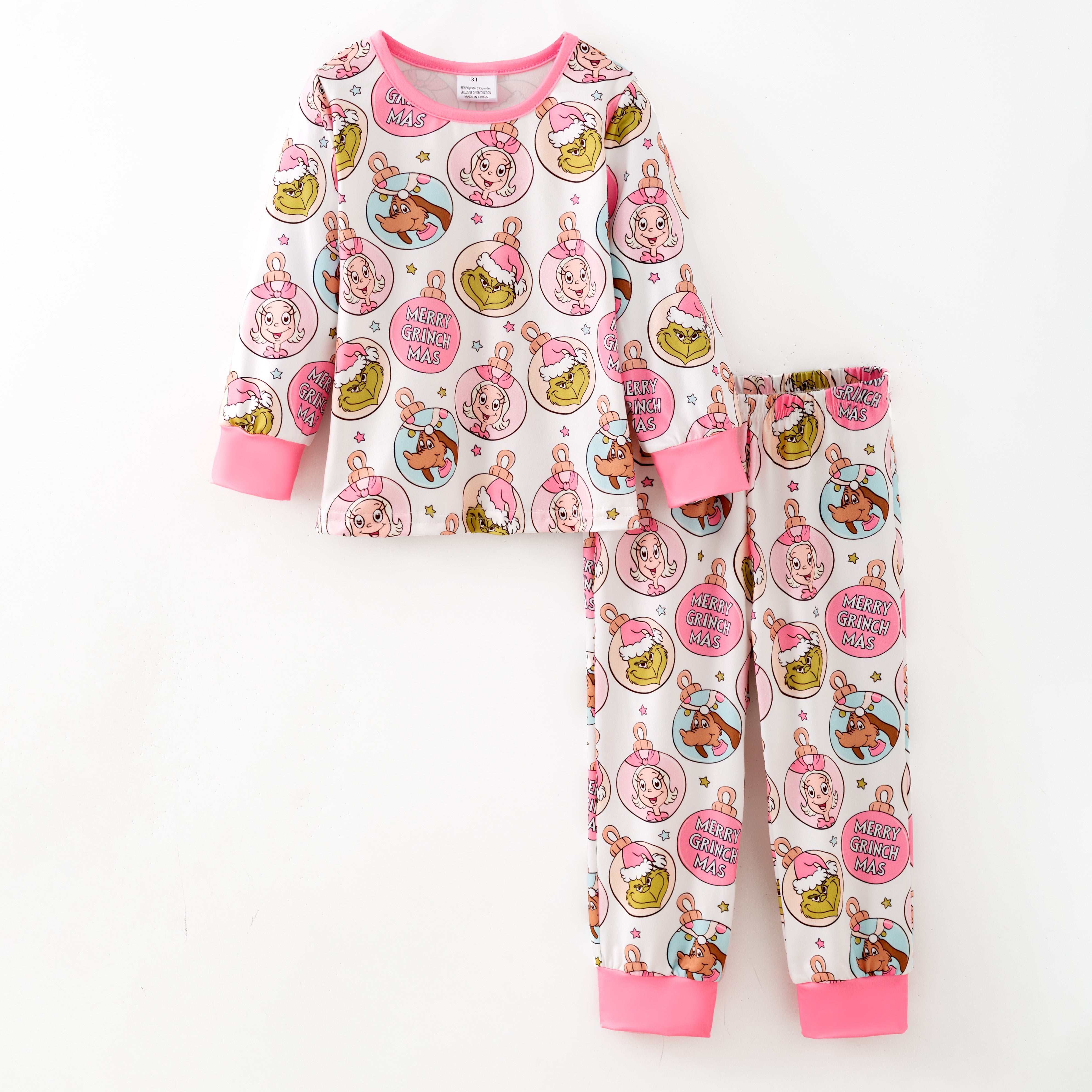 （Pre Order,Prepack Zone）Siblings Christmas Print Pajamas（Mix Size）