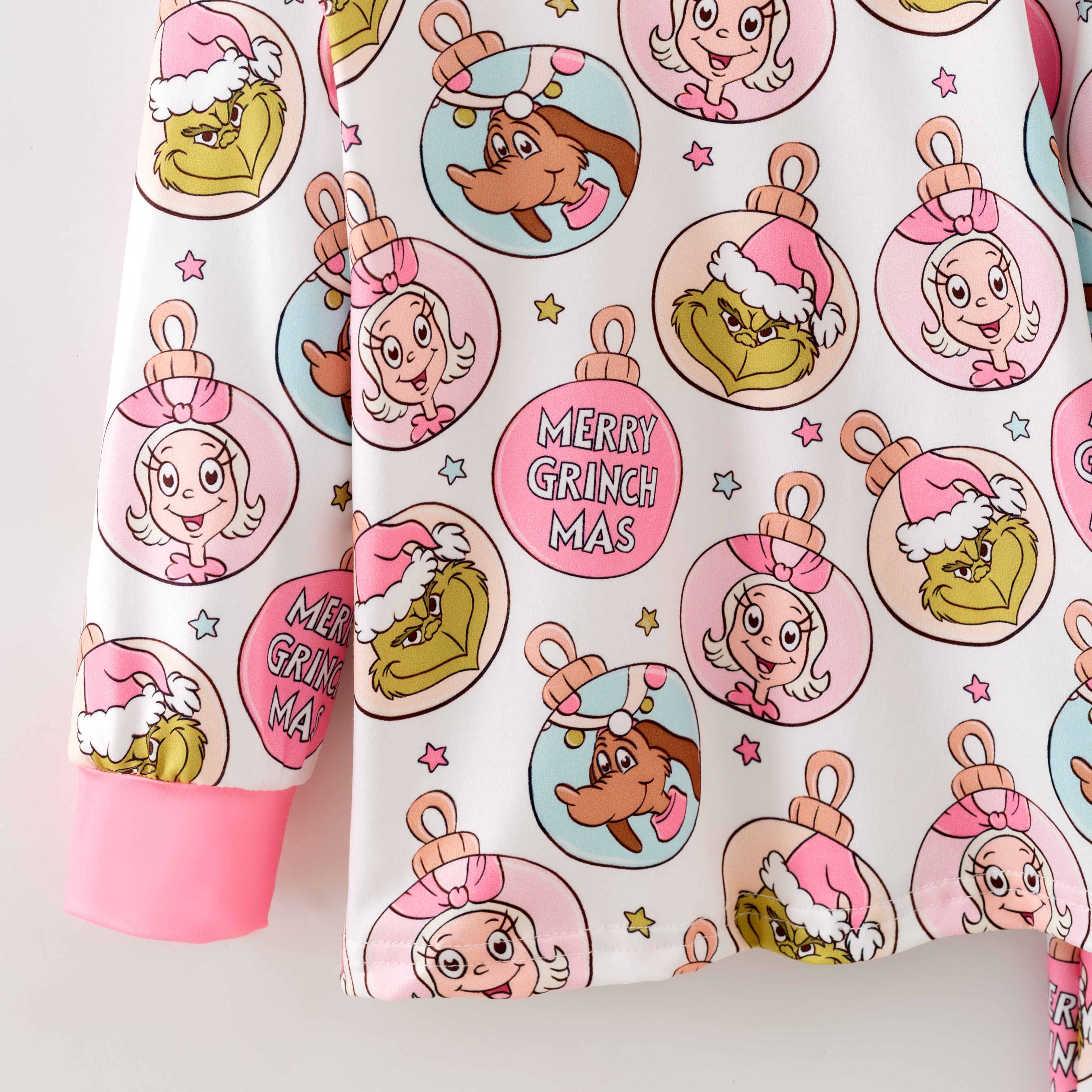 （Pre Order,Prepack Zone）Siblings Christmas Print Pajamas（Mix Size）