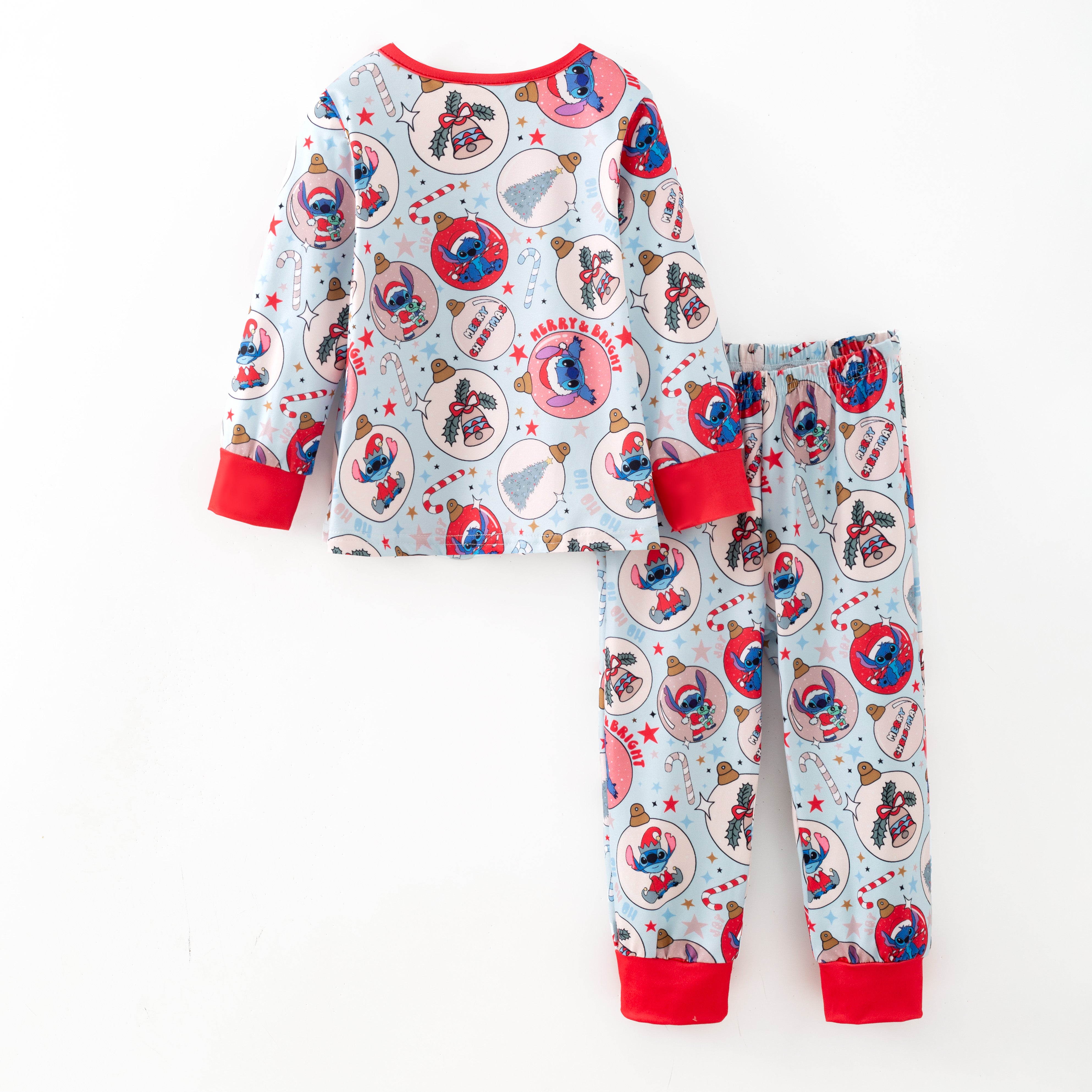 （Pre Order,Prepack Zone）Girls Christmas Print Pajamas（Mix Size）