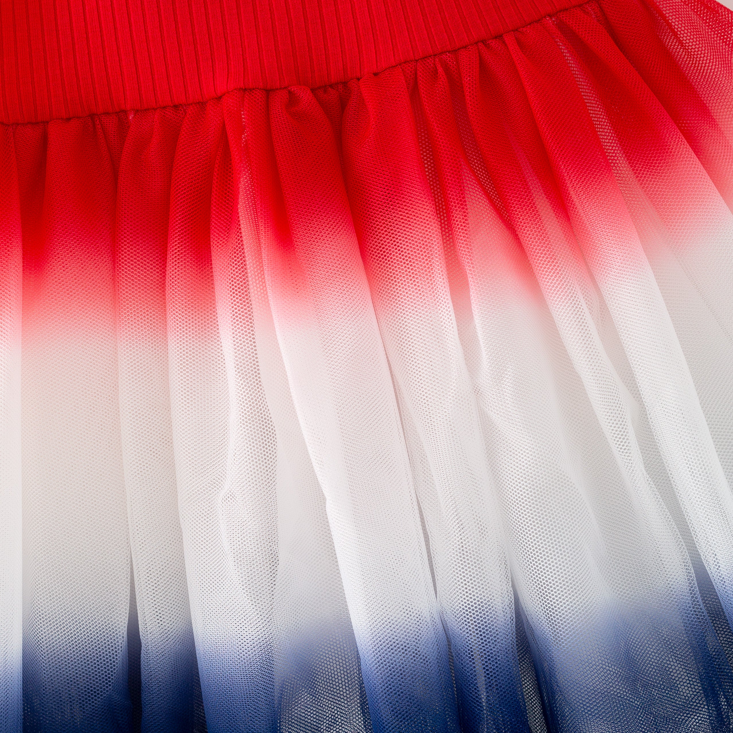 （In Stock）Girls Summer Patriotic Tulle Dress