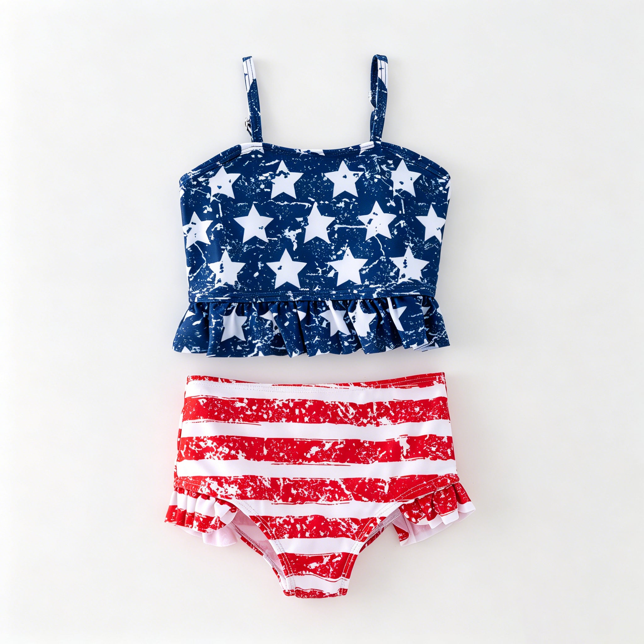 （In Stock）Girls Summer Patriotic Swimsuit