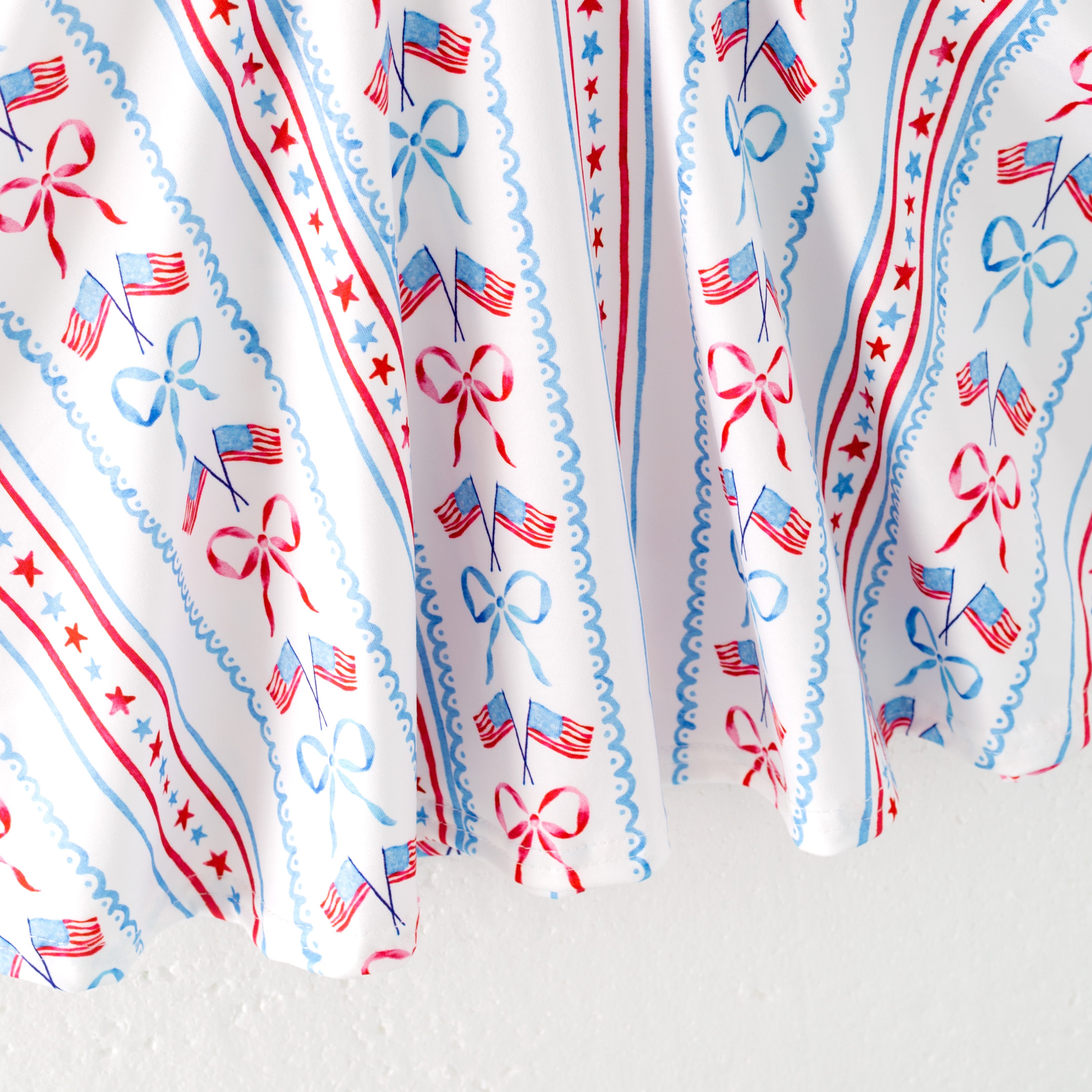 （Pre Order）Girls Patriotic Print Dress