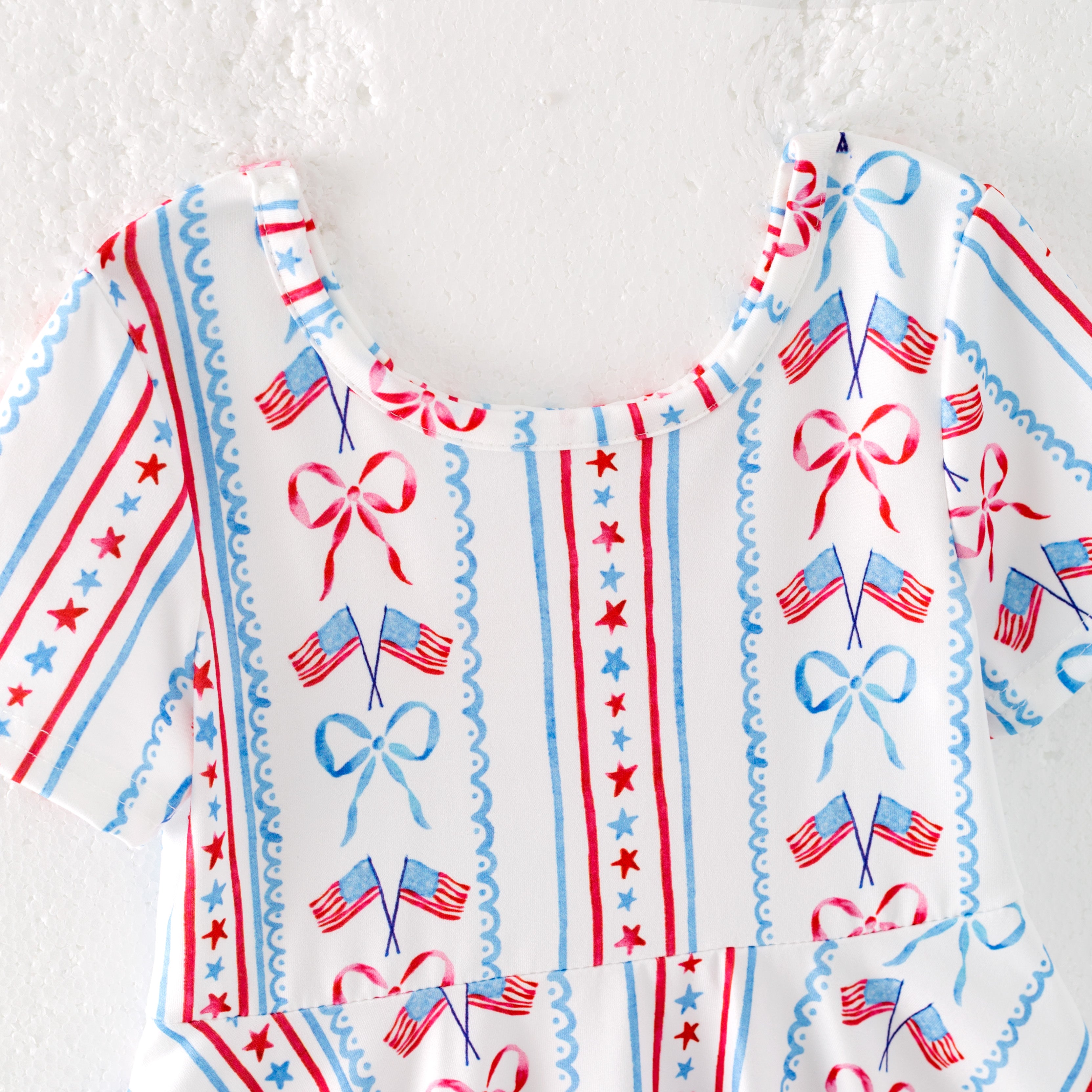 （Pre Order）Girls Patriotic Print Dress