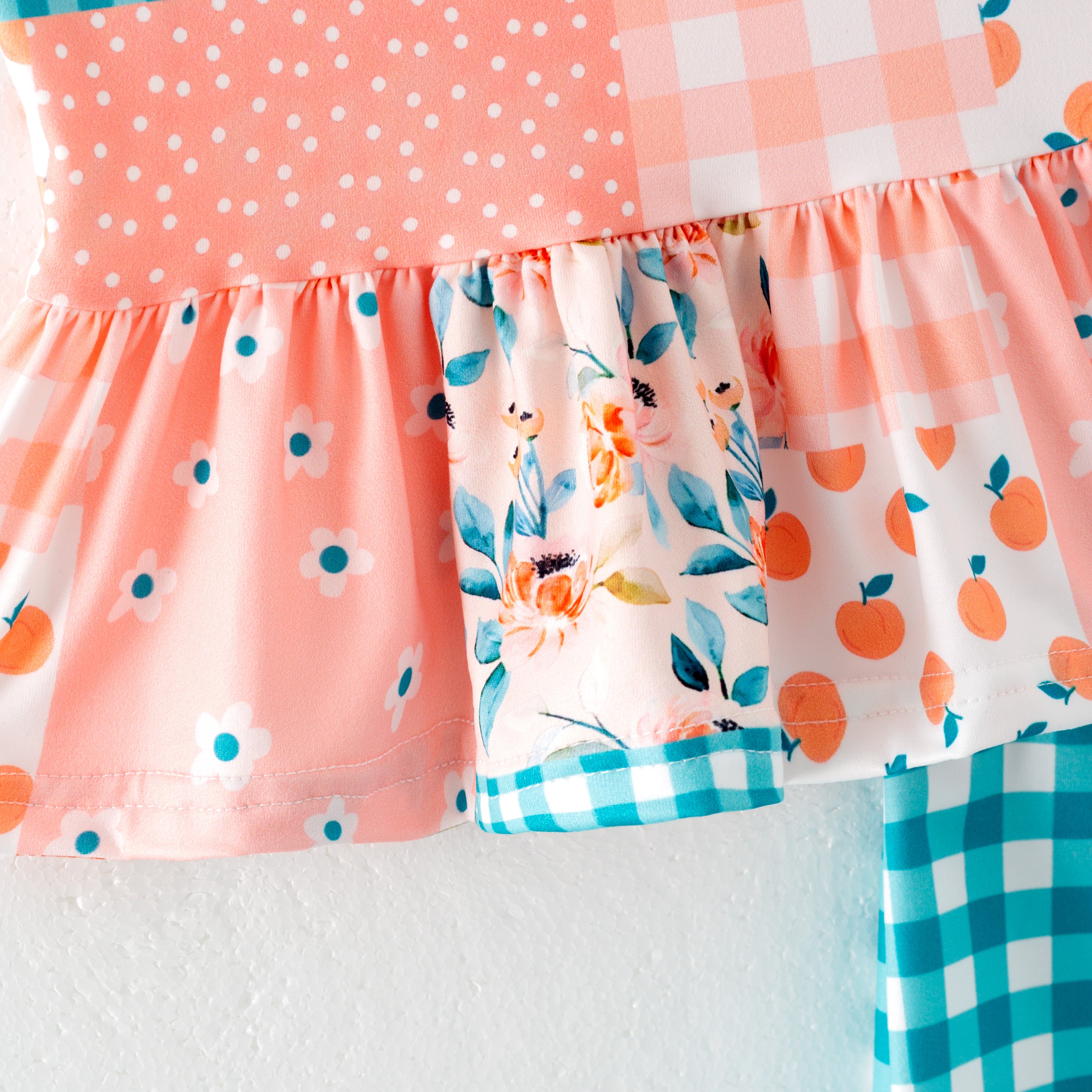 （Pre Order）Girls Summer Cartoon Print Slip Short Set
