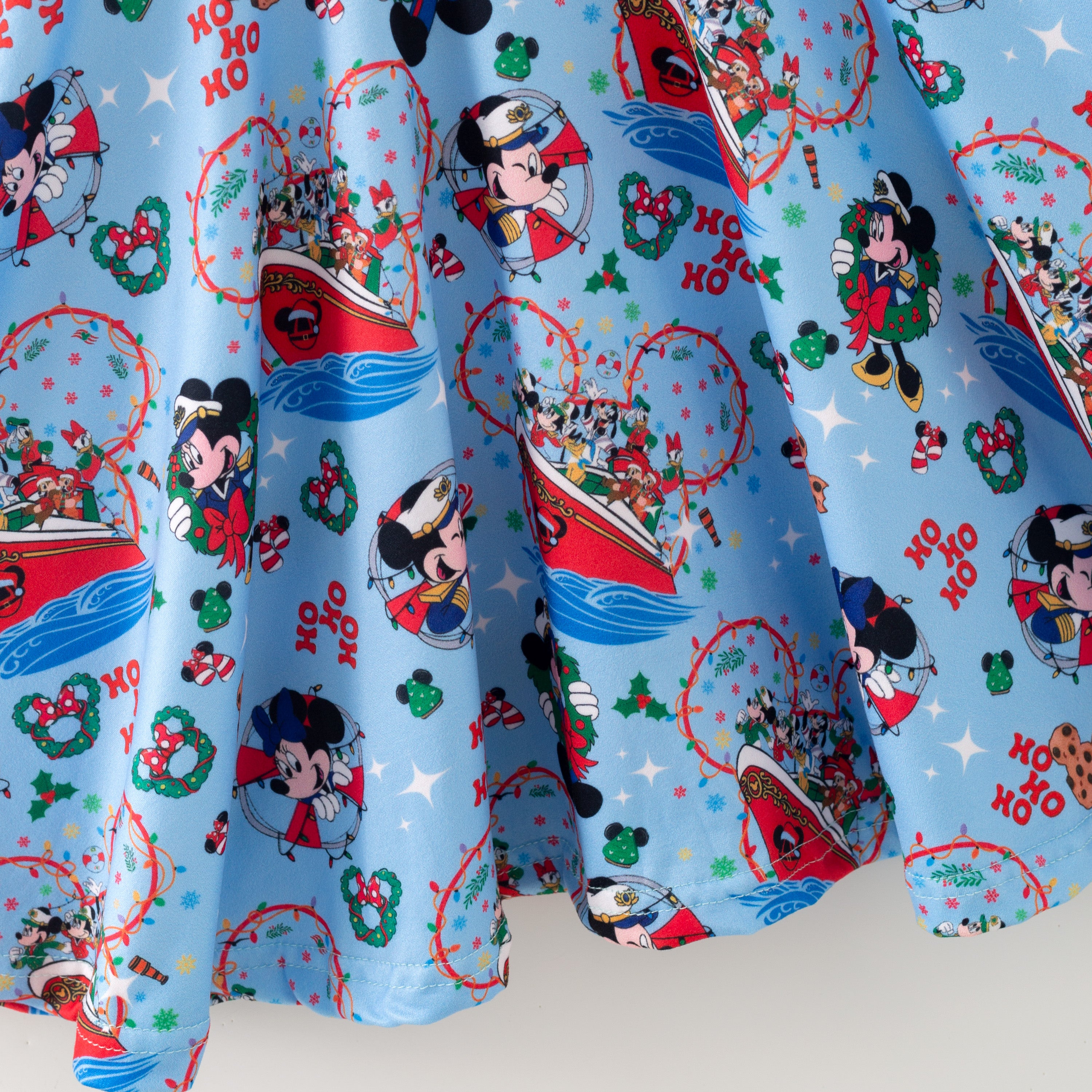 （Pre Order,Prepack Zone）Girls Christmas Cartoon Print Dress（Mix Size）