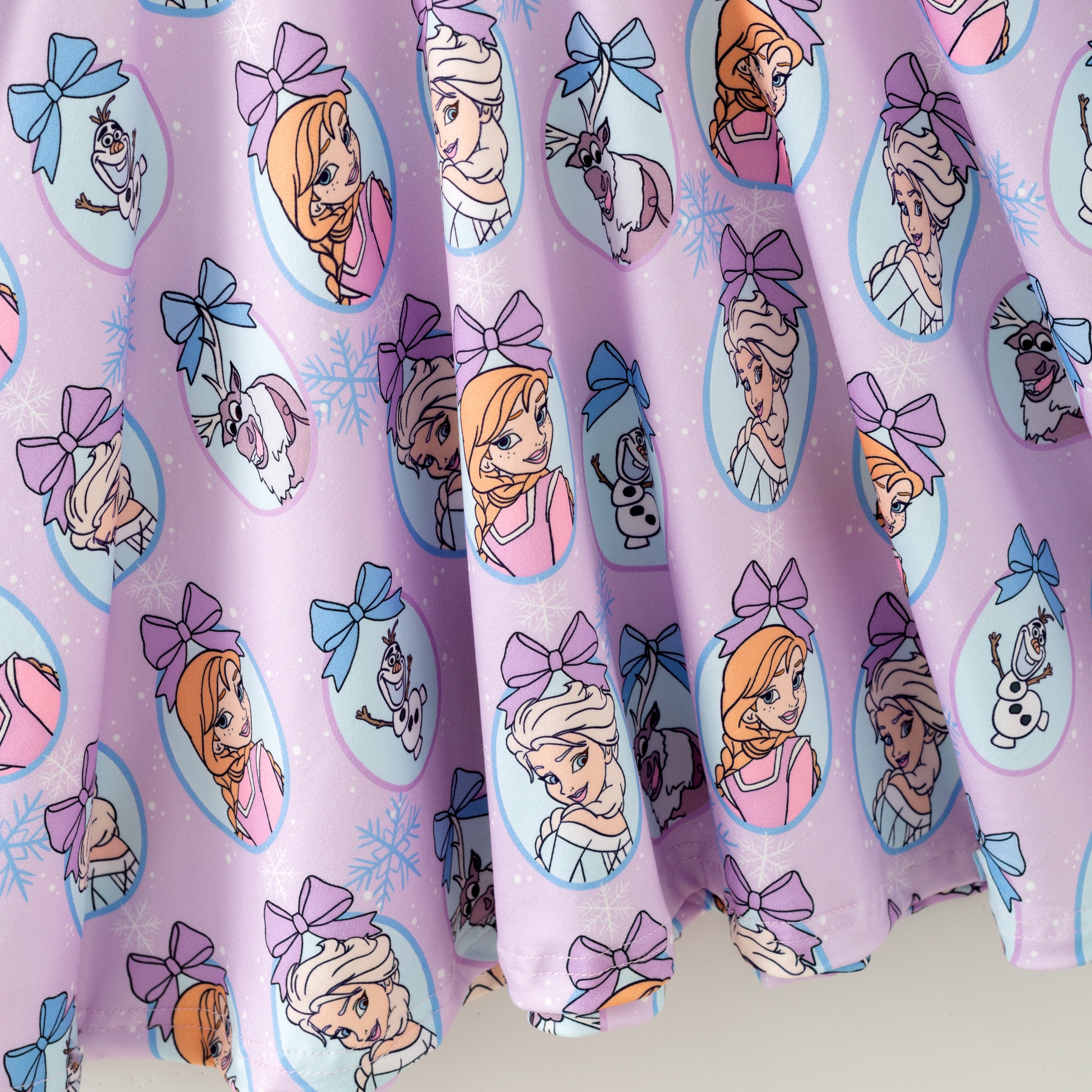 （Pre Order）Girls Fall&Winter Princess Print Dress,Hoodie