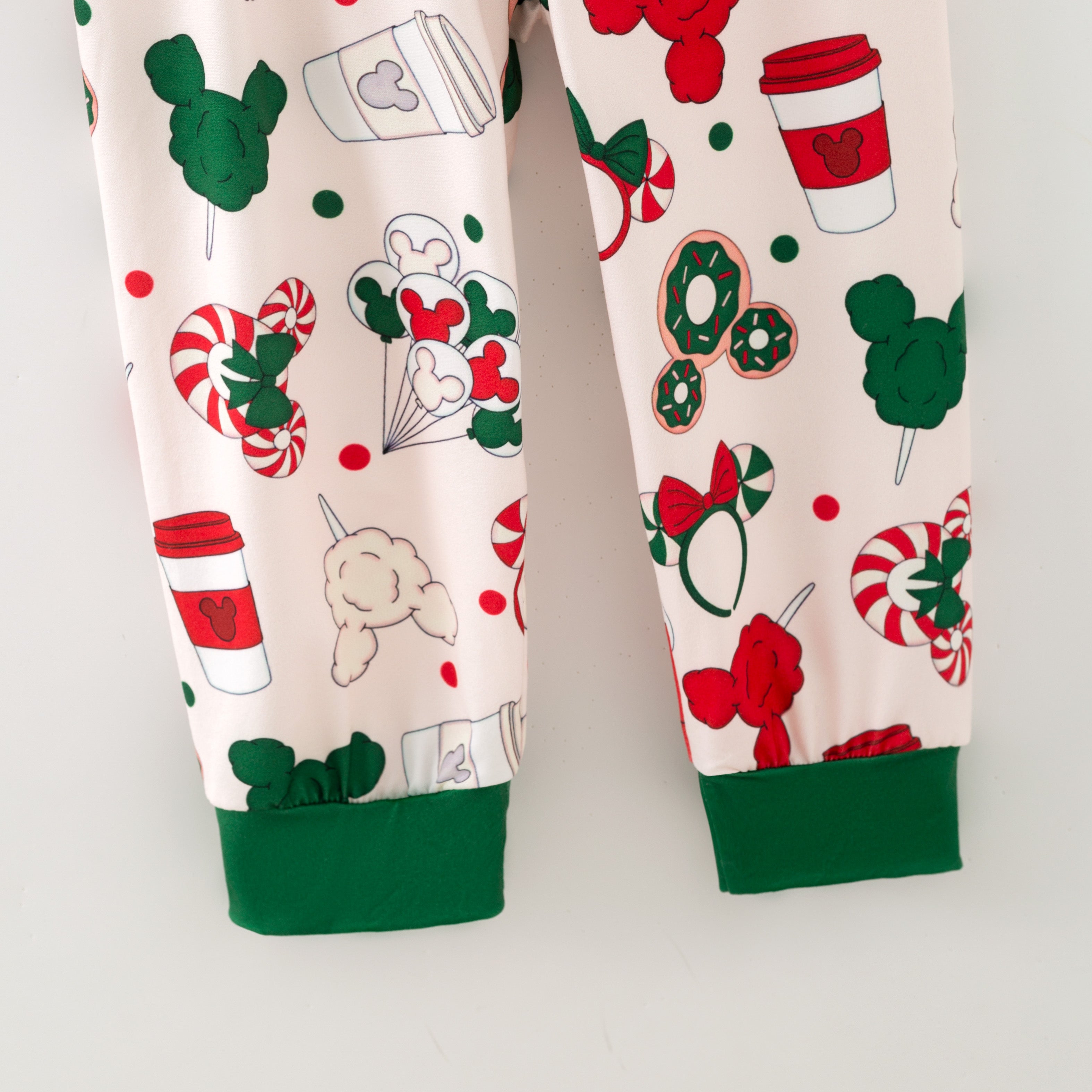 （Pre Order,Prepack Zone）Family Cartoon Print Twill Sweatshirt Suit&Pajamas（Mix Size）