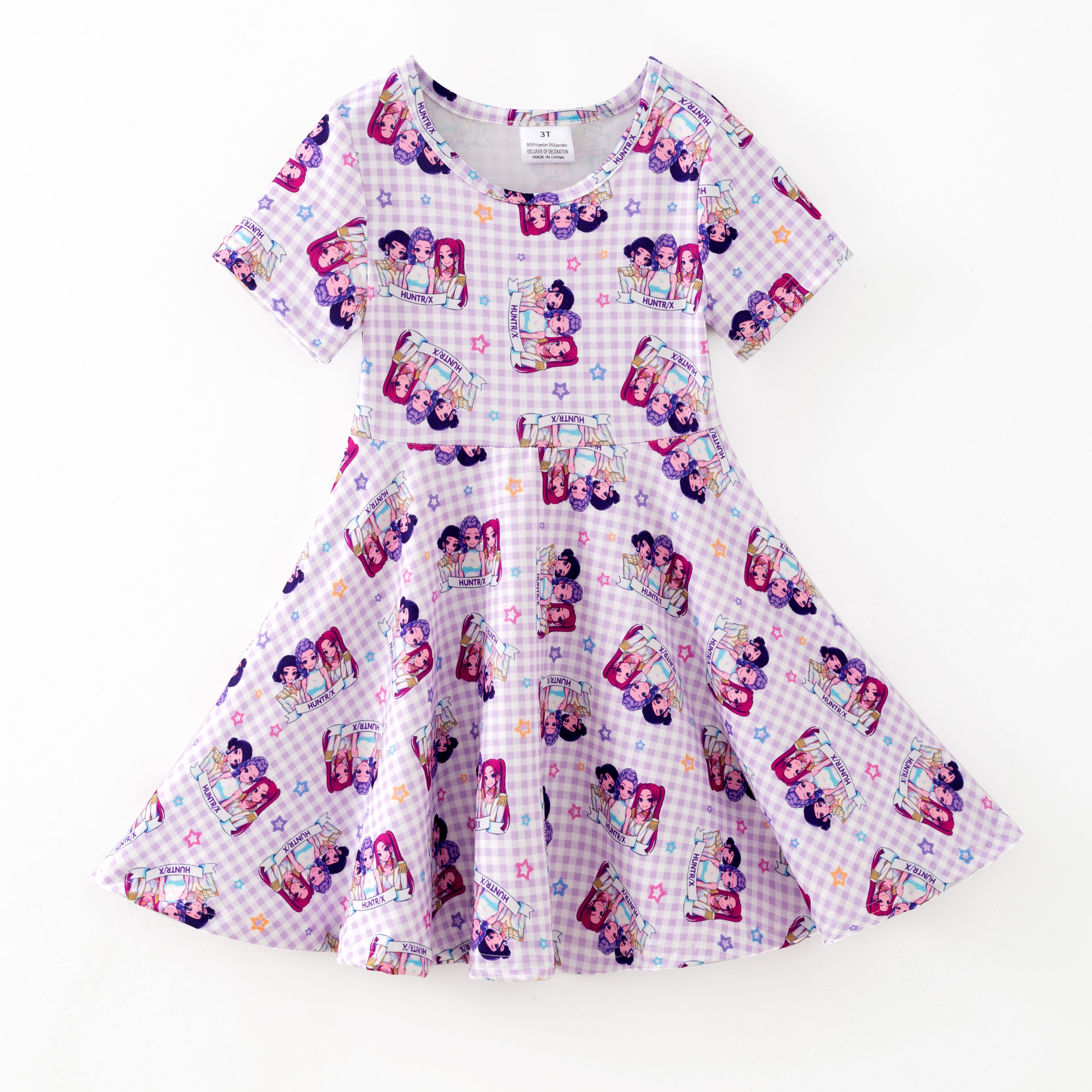 （Pre Order,Prepack Zone）Girls Movie Character Print Dress（Mix Size）