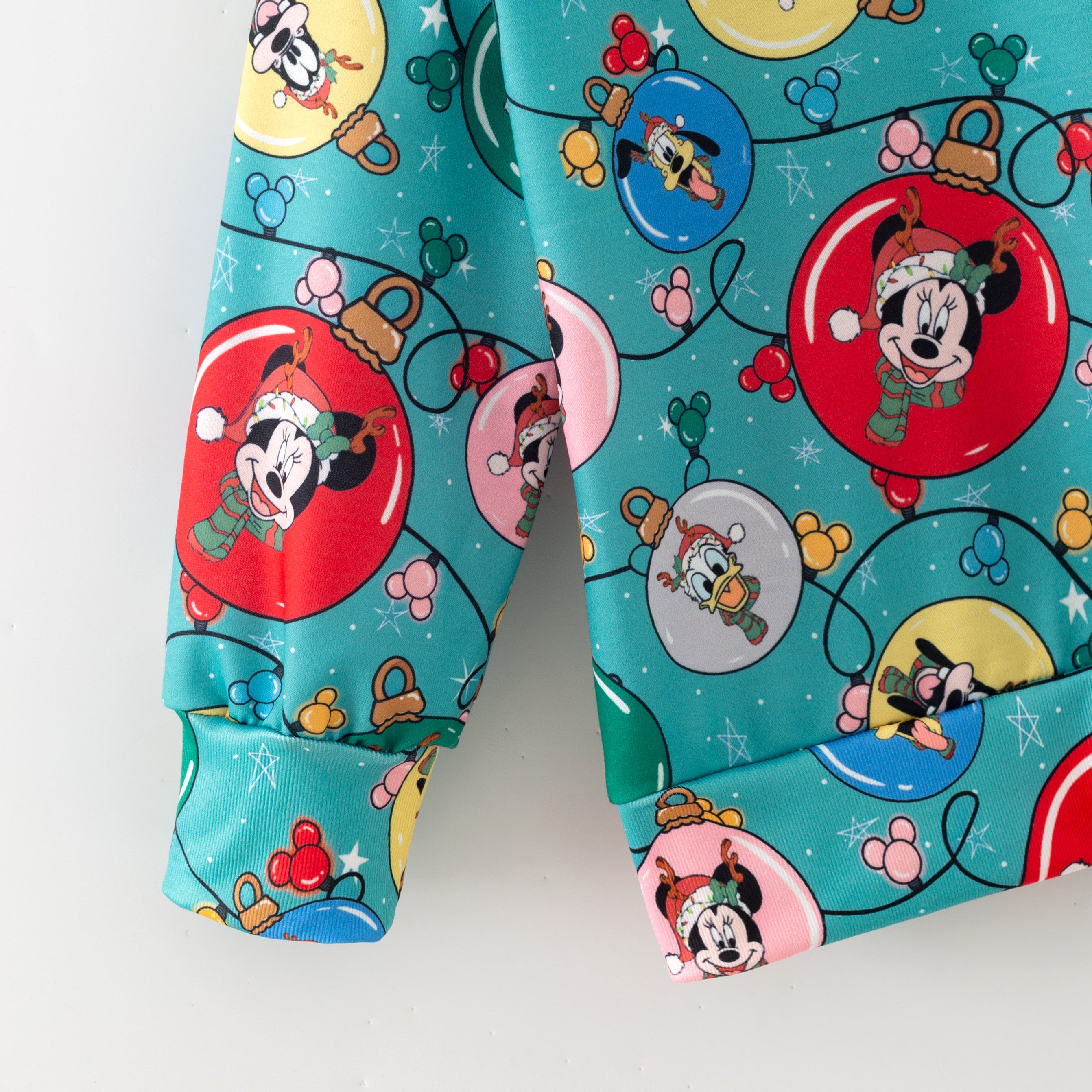 （Pre Order,Prepack Zone）Family Cartoon Print Twill Sweatshirt Suit&Pajamas（Mix Size）