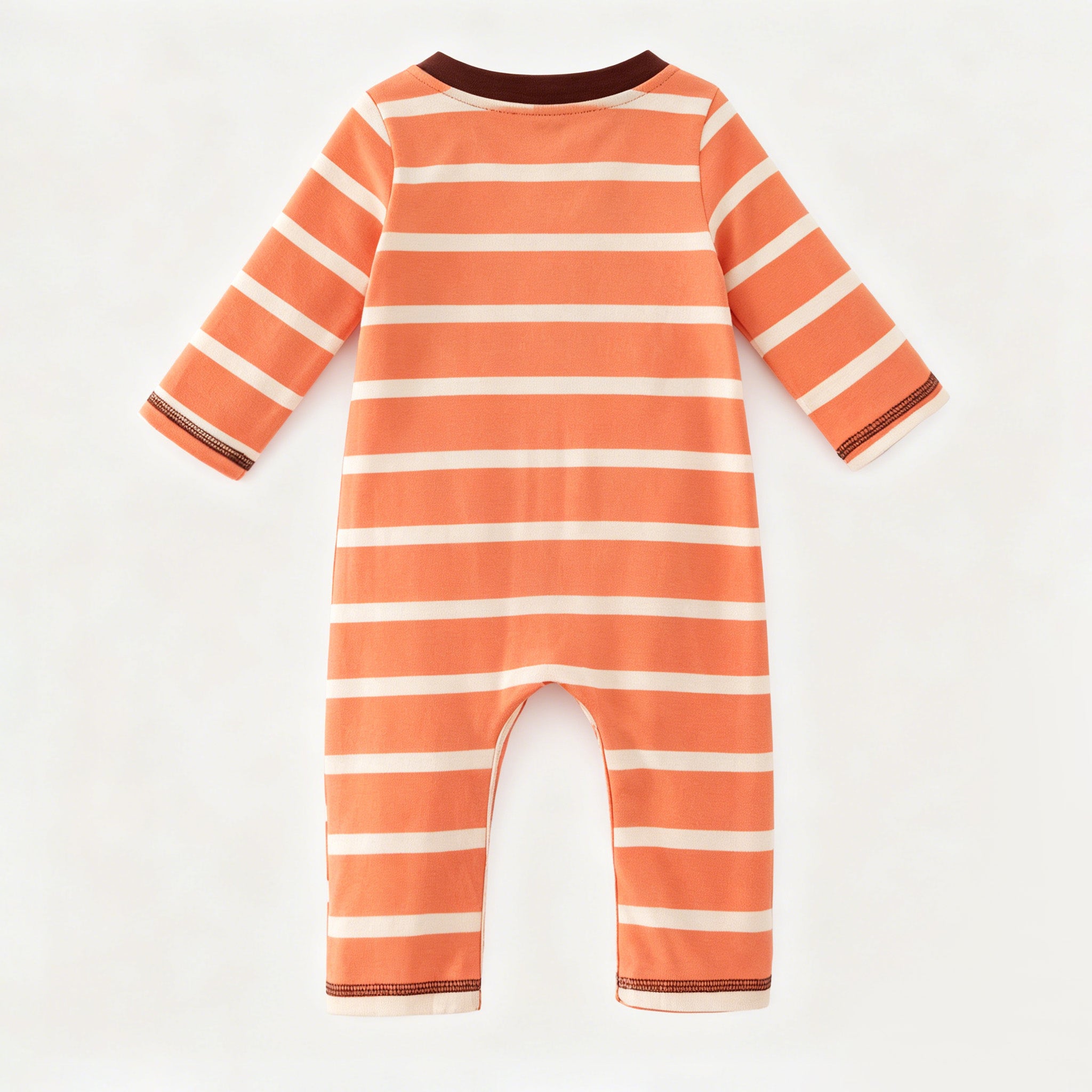 （In Stock）Brothers Fall Pumpkin Applique Cotton Top&Romper