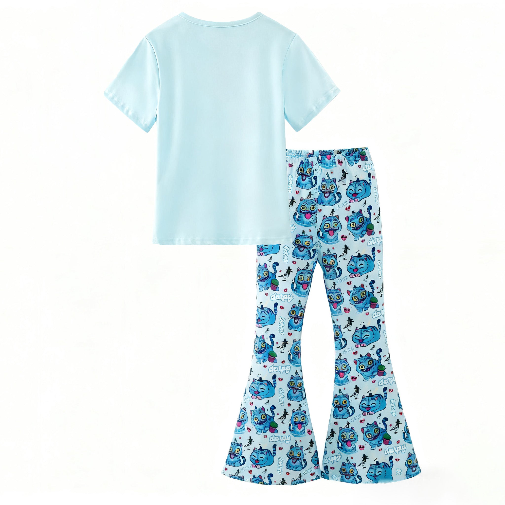 （Pre Order,Prepack Zone）Girls Movie Character Print Outfit Set（Mix Size）