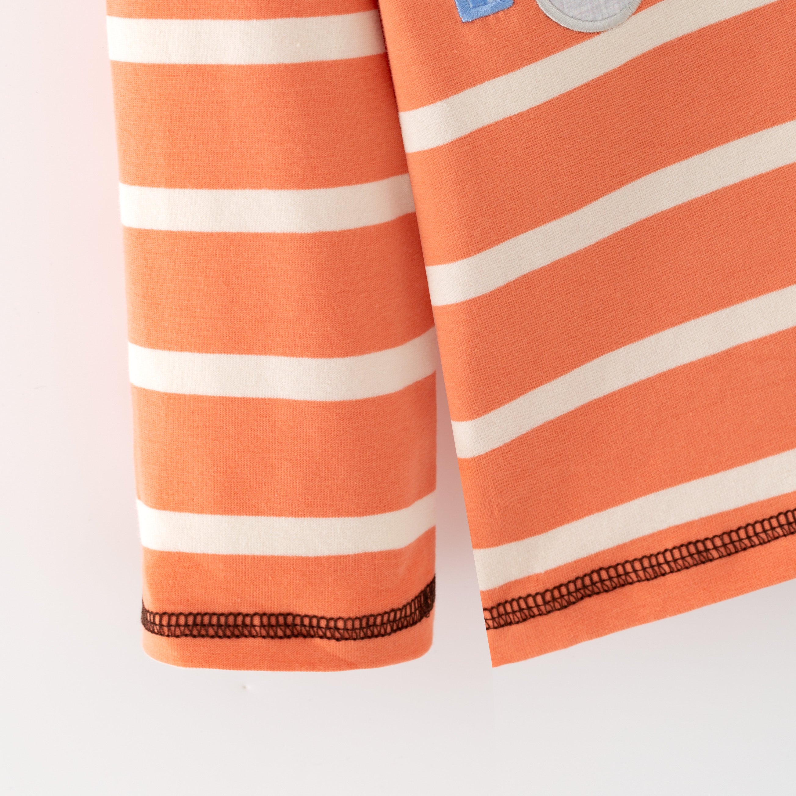 （In Stock）Brothers Fall Pumpkin Applique Cotton Top&Romper