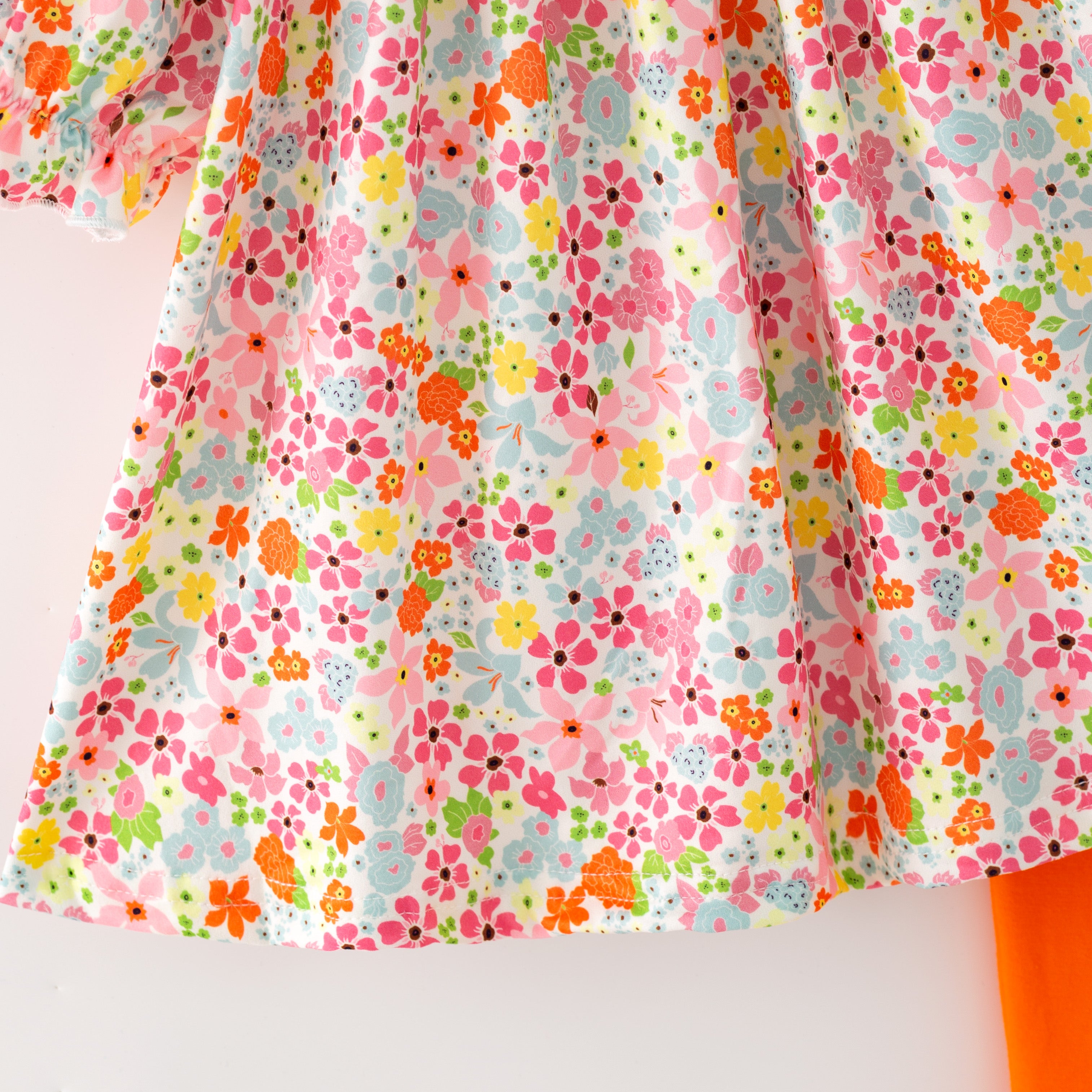 （In Stock）Sisters Fall Pumpkin Embroidery Smocked Outfit Set&Romper