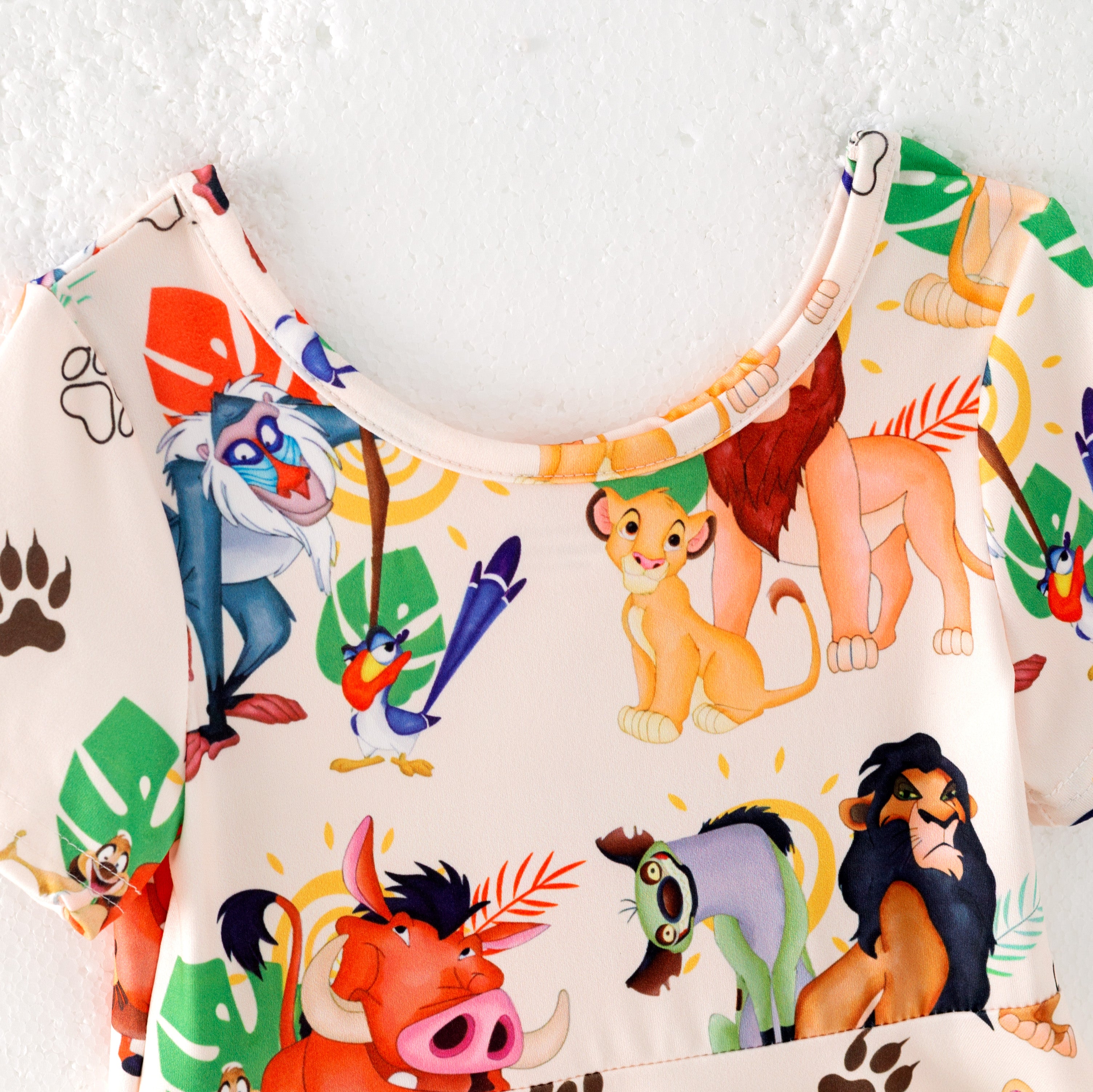 （Pre Order）Girls Spring and Summer Cartoon Print Dress