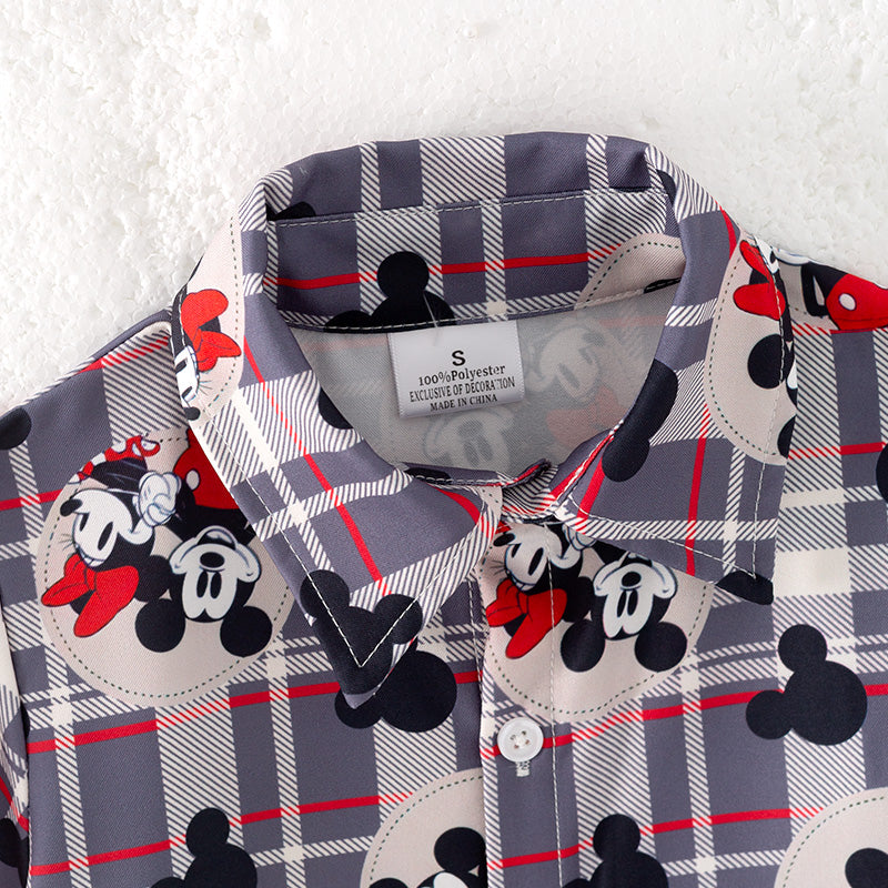 （In Stock）Boys Spring and Summer Cartoon Print Shirt