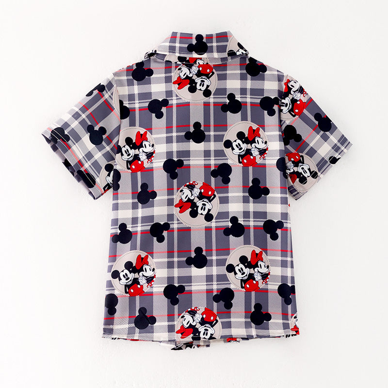 （In Stock）Boys Spring and Summer Cartoon Print Shirt