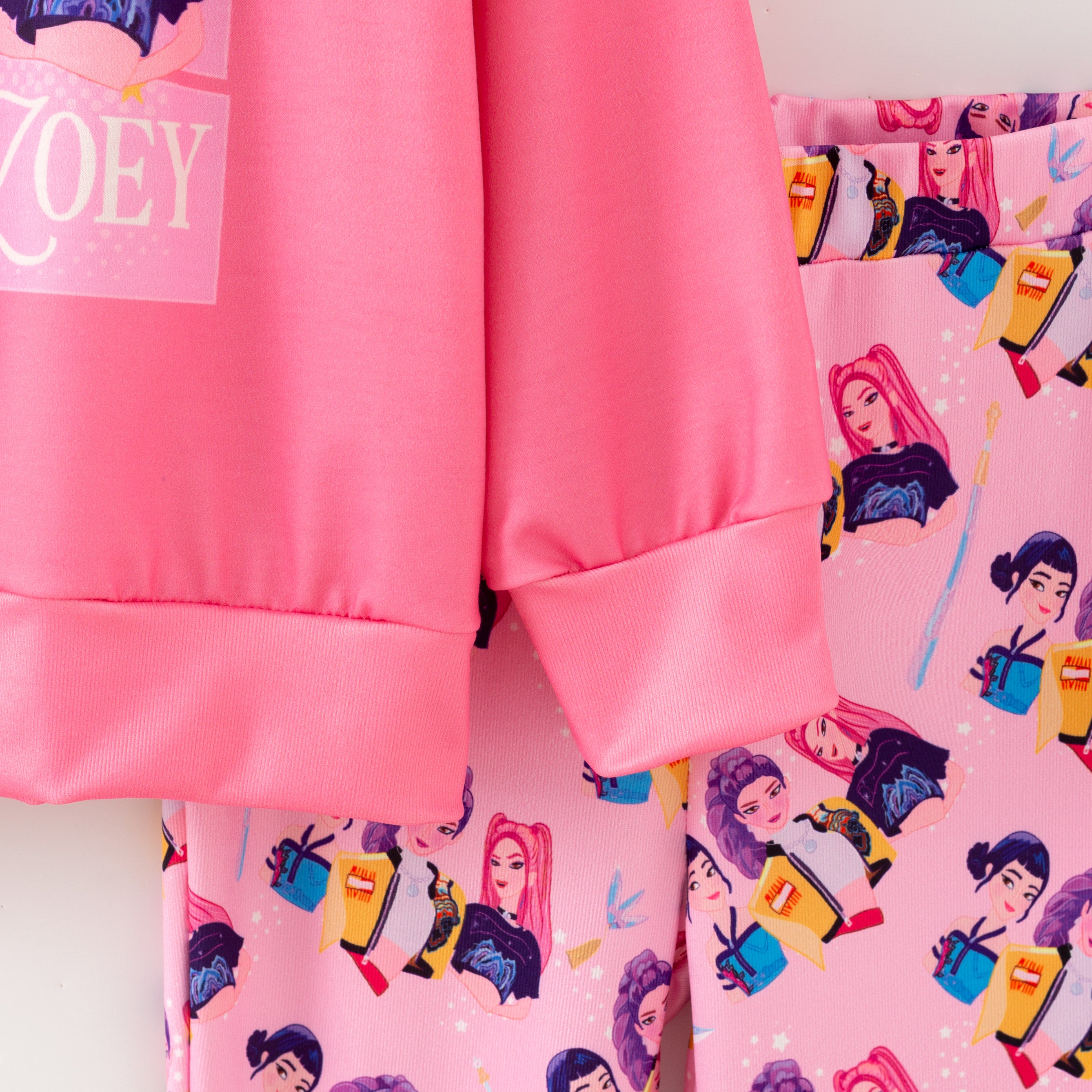（Pre Order）Girls Movie Character Print Outfit Set