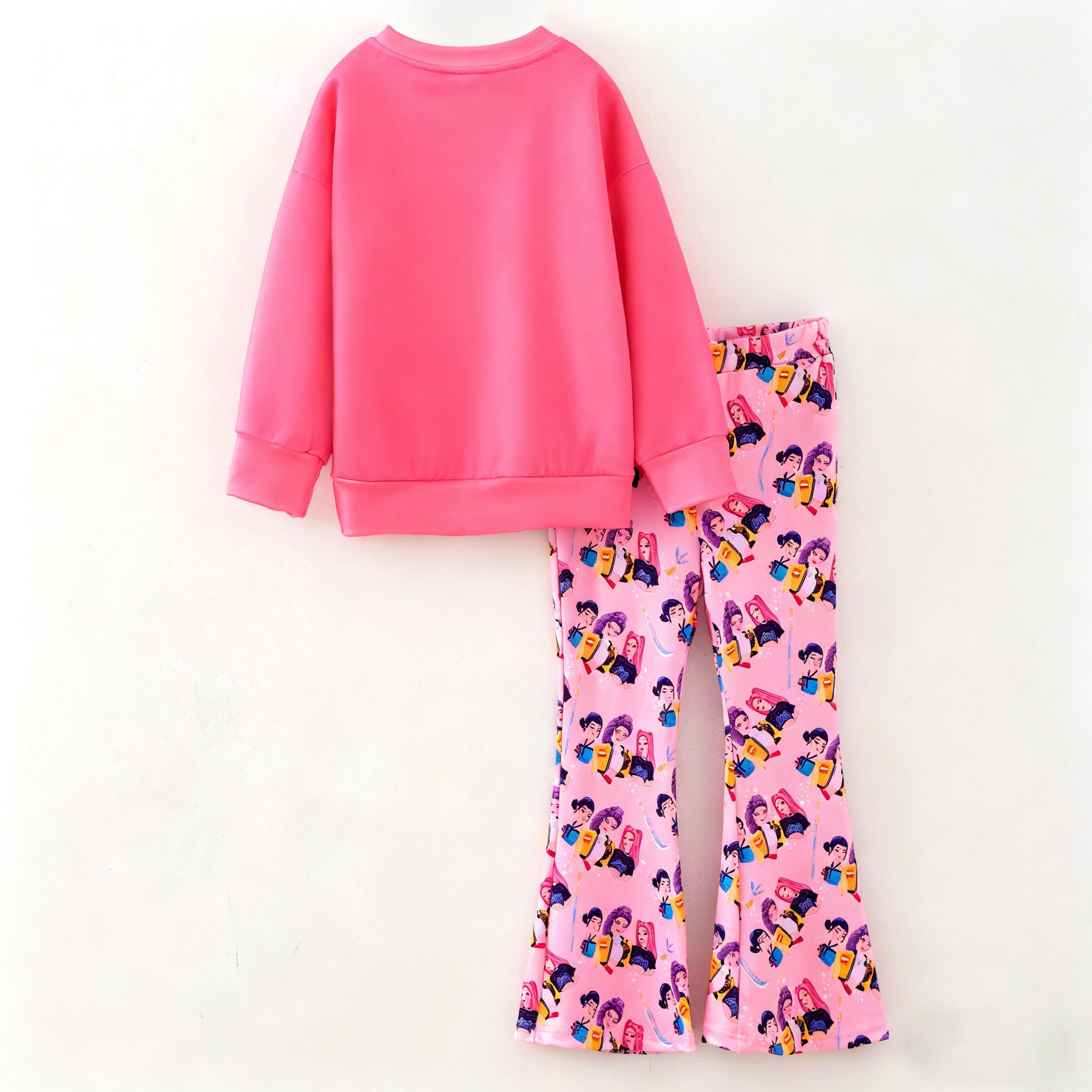 （Pre Order）Girls Movie Character Print Outfit Set