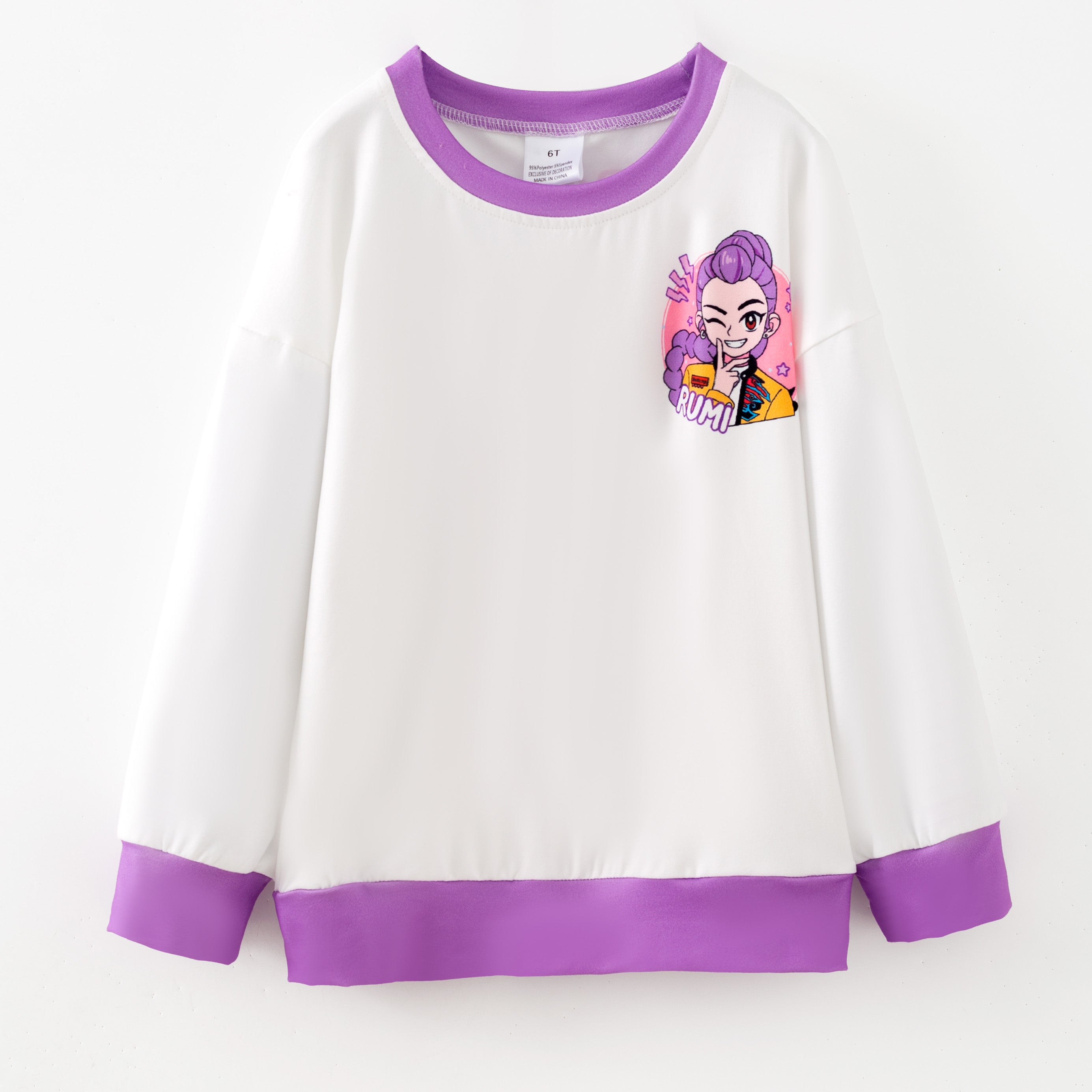 （Pre Order,Prepack Zone）Girls Movie Character Print Sweatshirt（Mix Size）