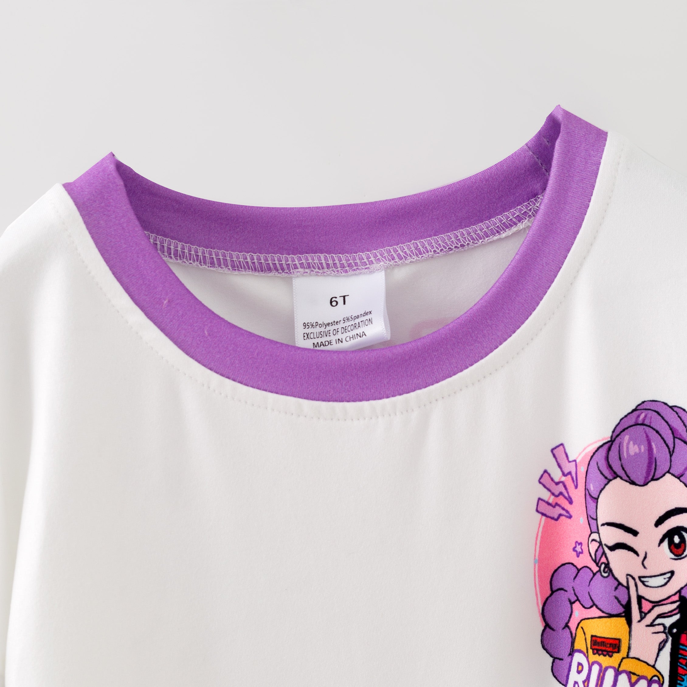 （Pre Order,Prepack Zone）Girls Movie Character Print Sweatshirt（Mix Size）