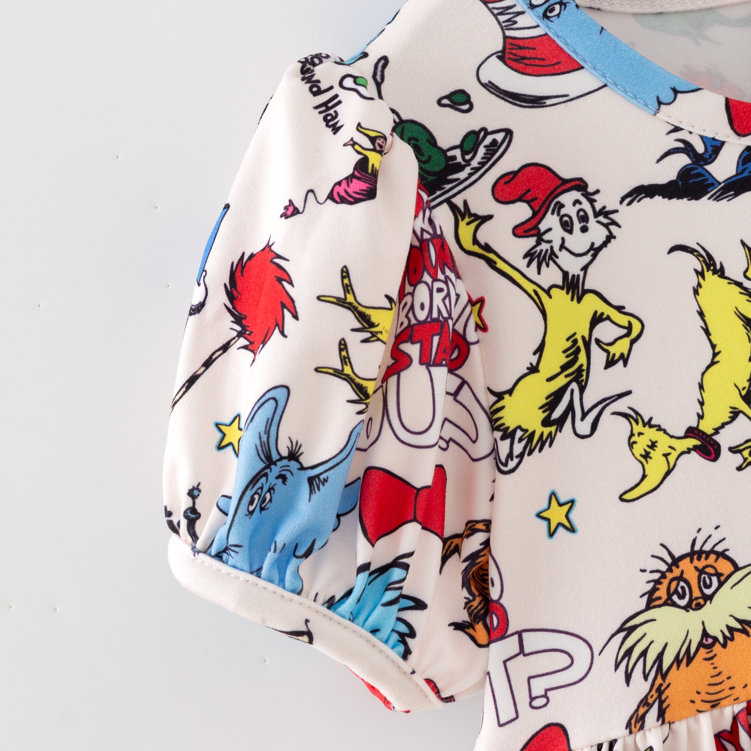 （In Stock）Girls DR SEUSS Print Outfit Set