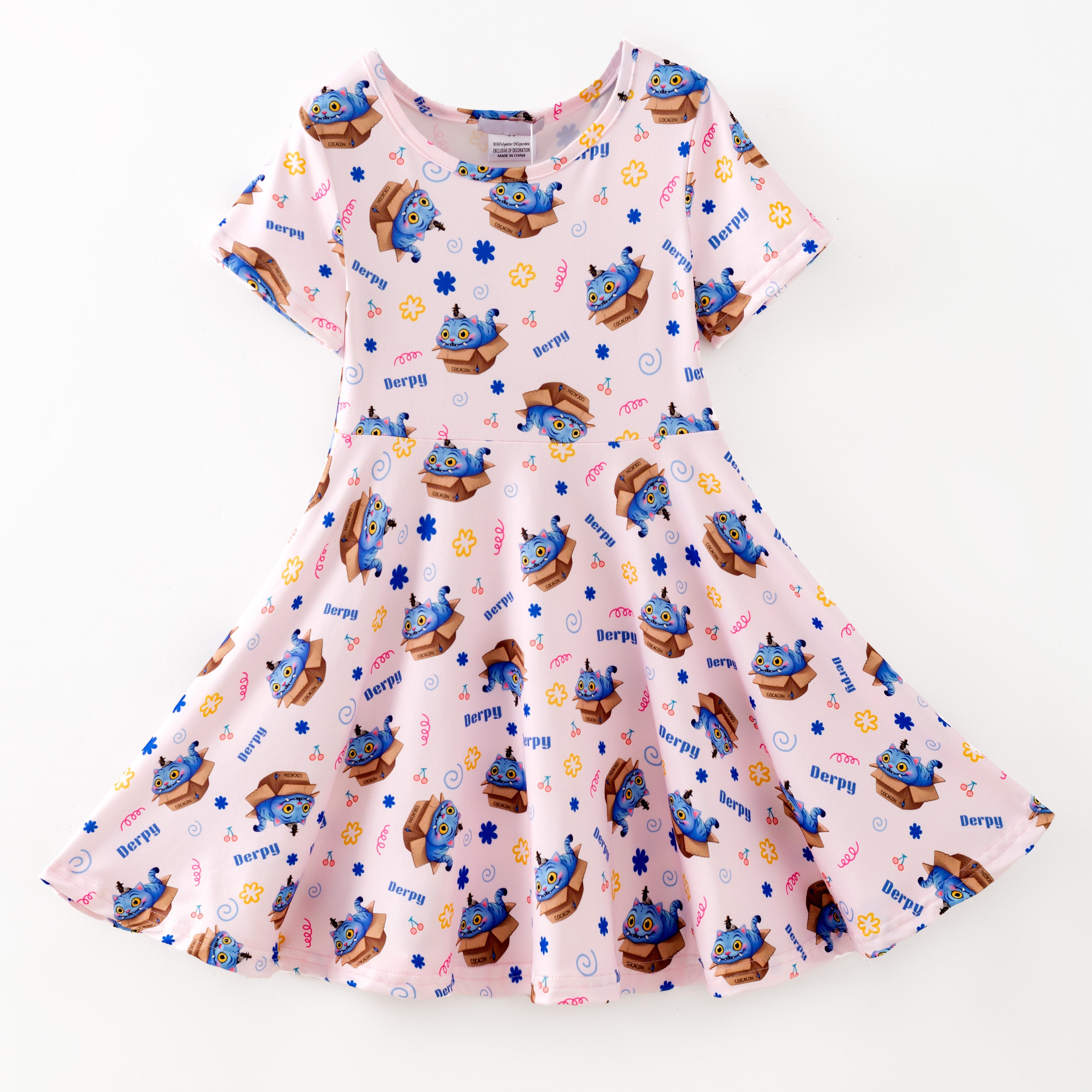 （Pre Order,Prepack Zone）Girls Movie Character Print Dress（Mix Size）