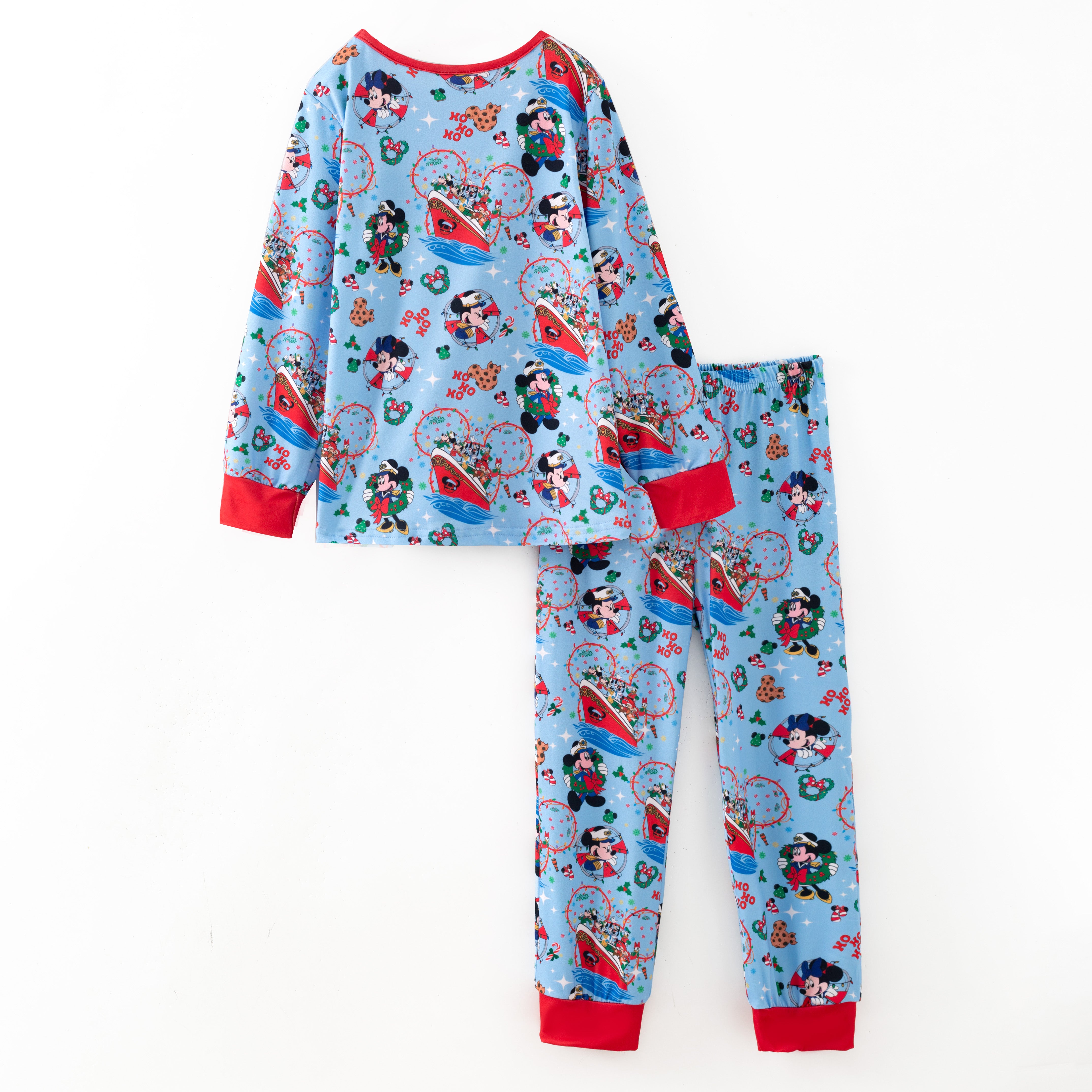 （Pre Order,Prepack Zone）Family Christmas Cartoon Print Pajamas（Mix Size）
