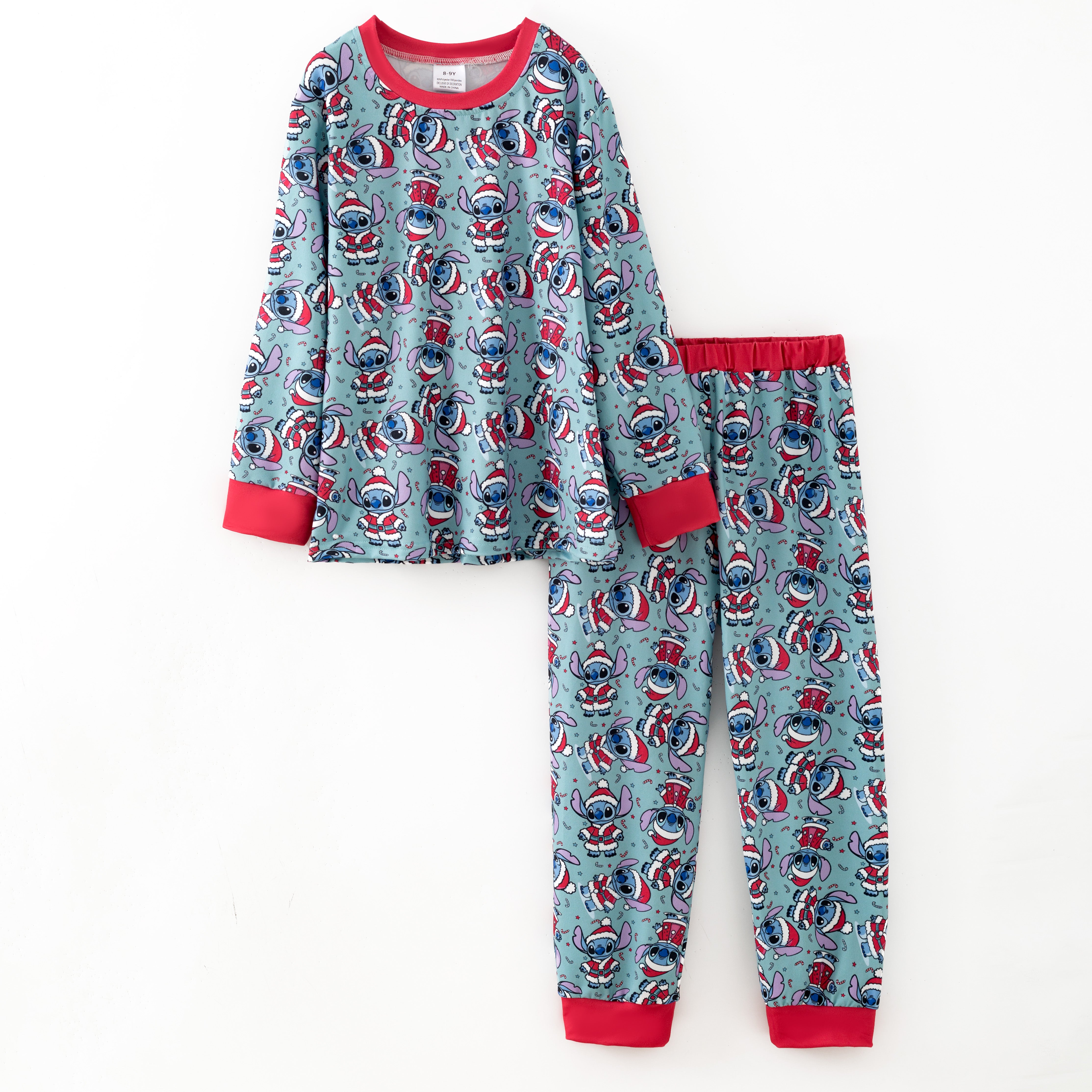 （Pre Order,Prepack Zone）Family Christmas Cartoon Print Pajamas（Mix Size）