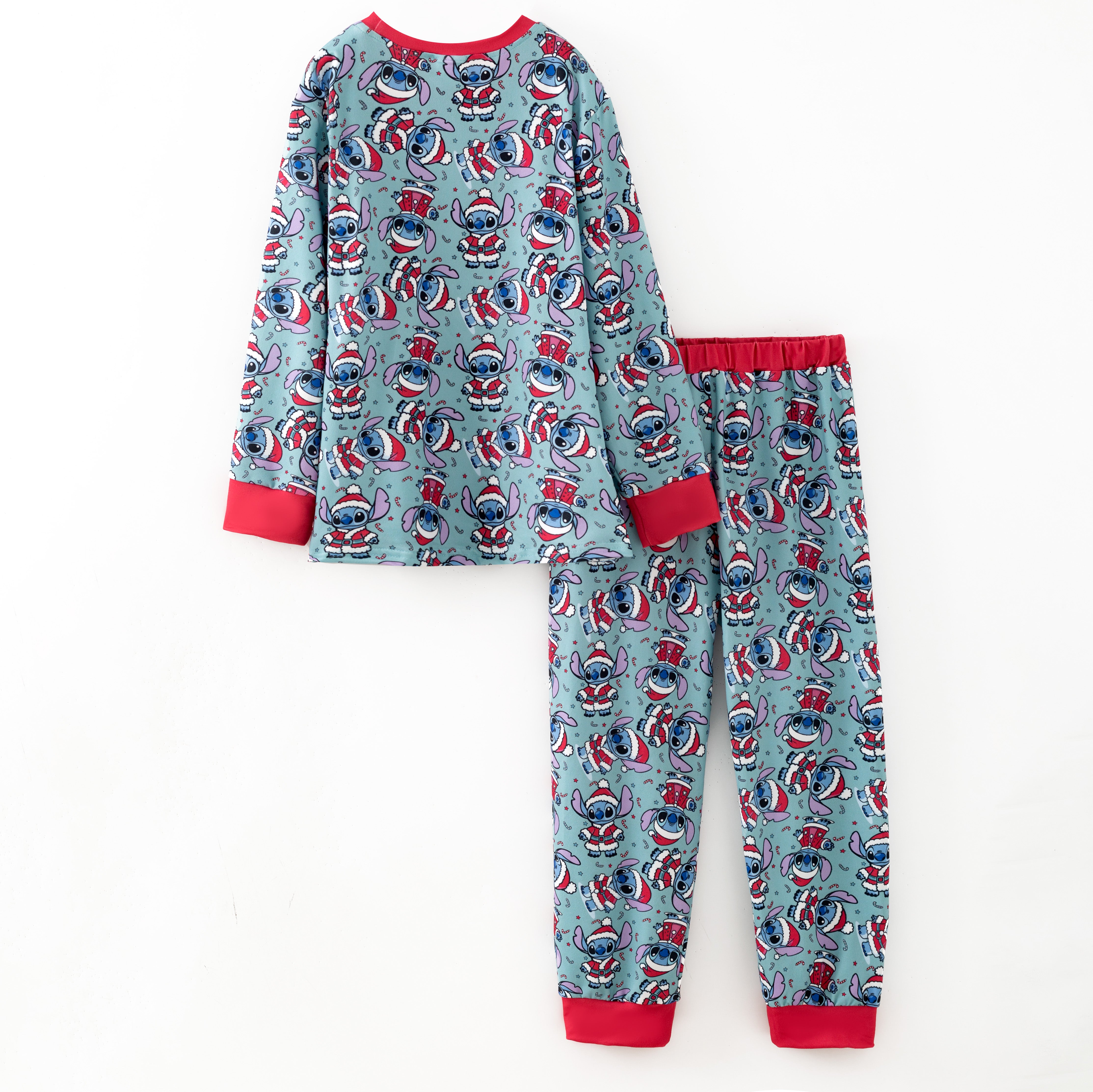 （Pre Order,Prepack Zone）Family Christmas Cartoon Print Pajamas（Mix Size）