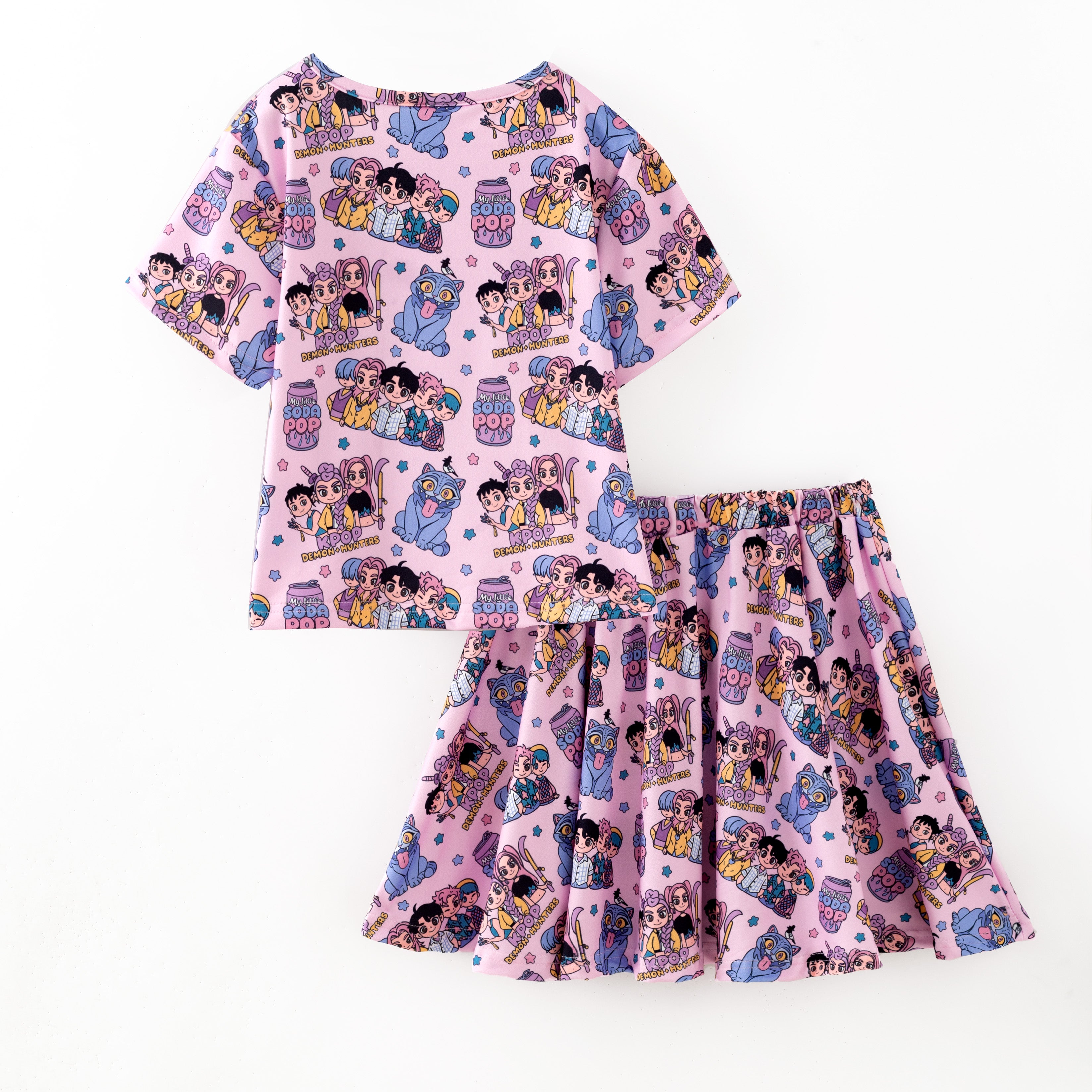 （Pre Order,Prepack Zone）Girls Movie Character Print Dress&Set（Mix Size）