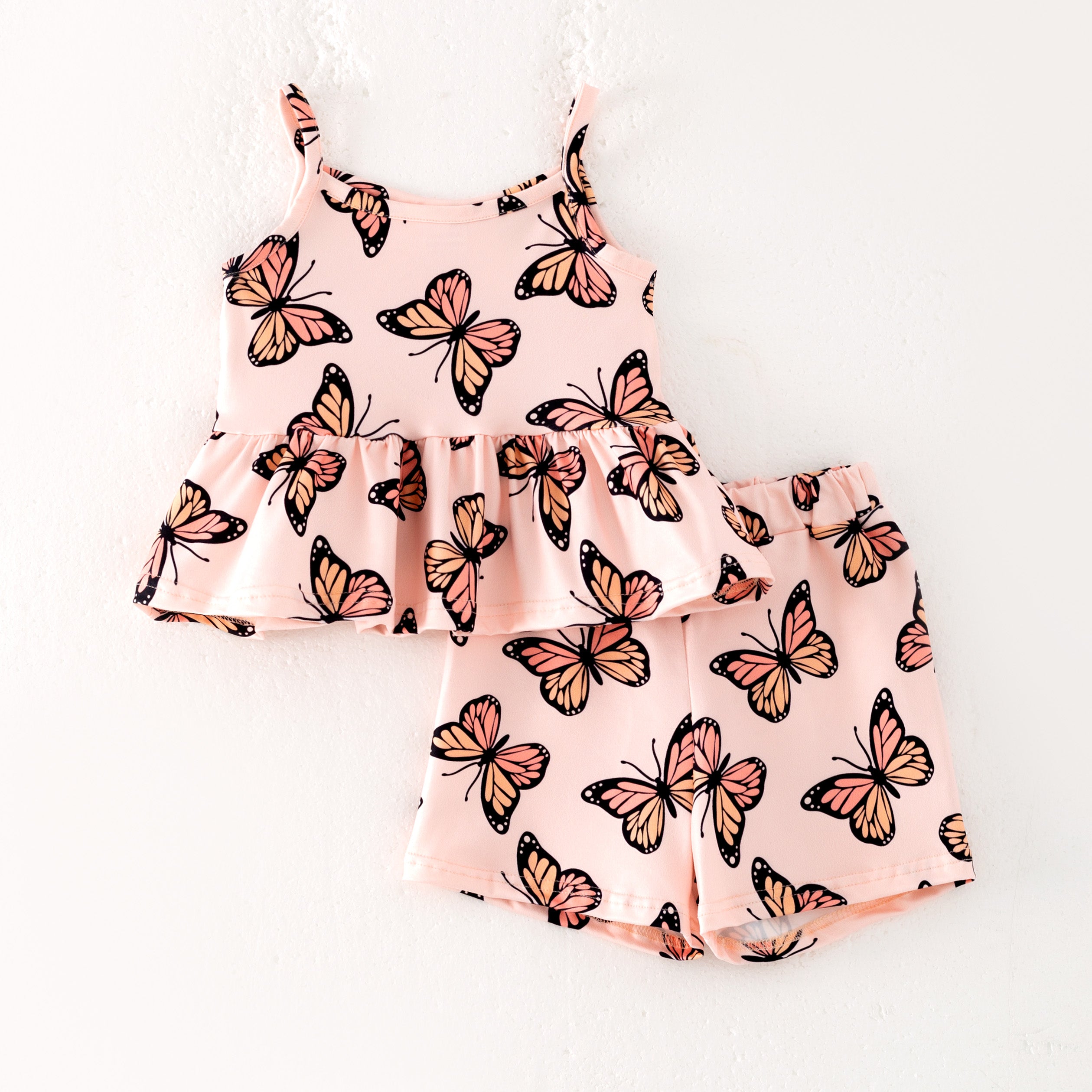 （Pre Order）Girls Summer Floral Print Short Set