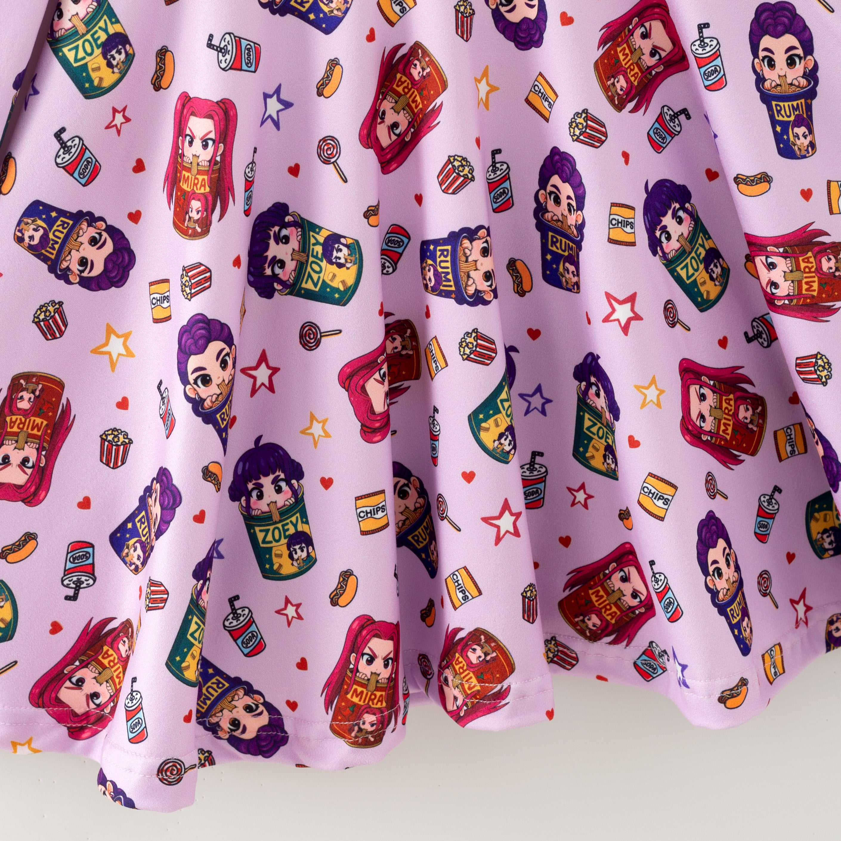 （Pre Order,Prepack Zone）Girls Movie Character Print Dress（Mix Size）