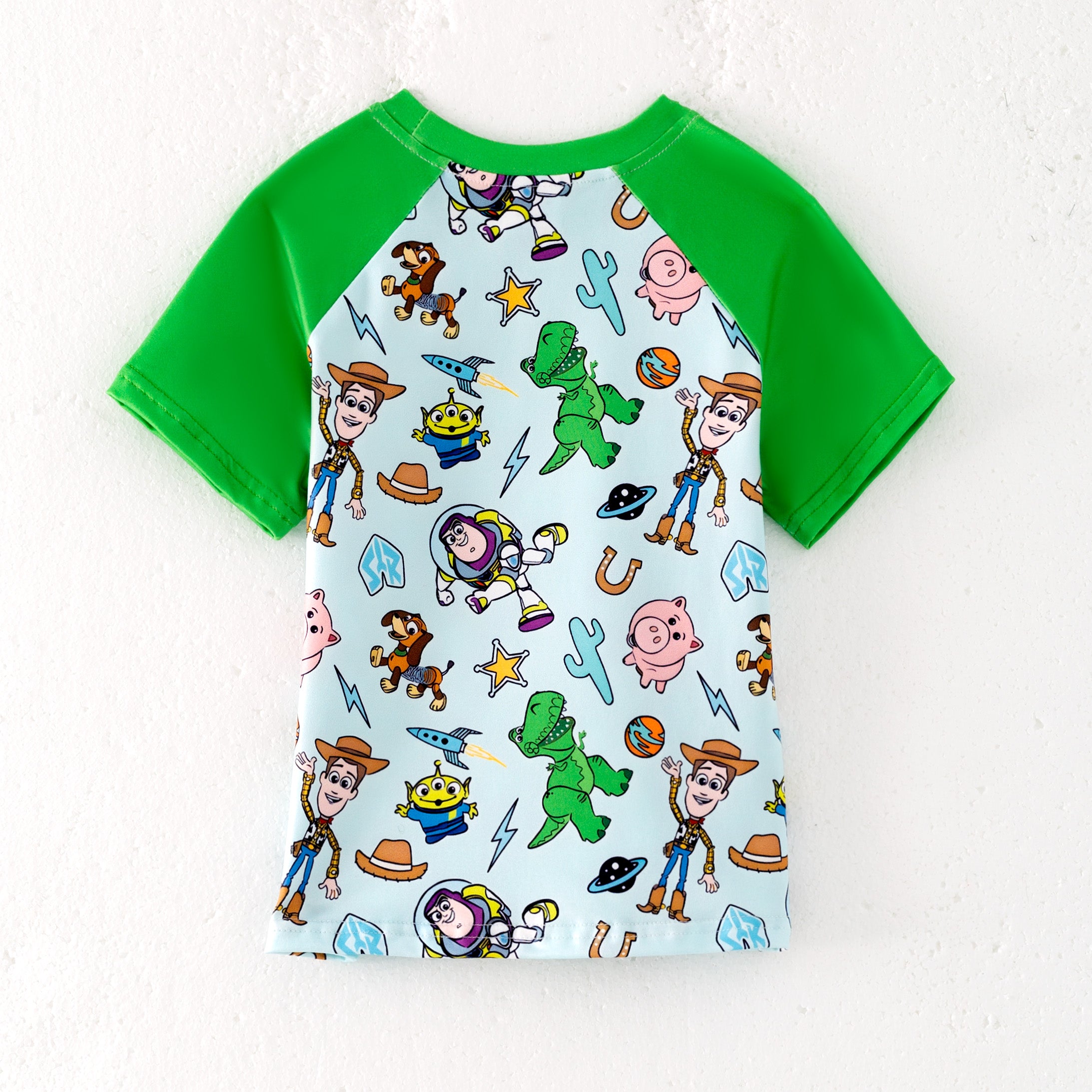 （Pre Order）Boys Summer Toy Story Print Short Sleeves Top
