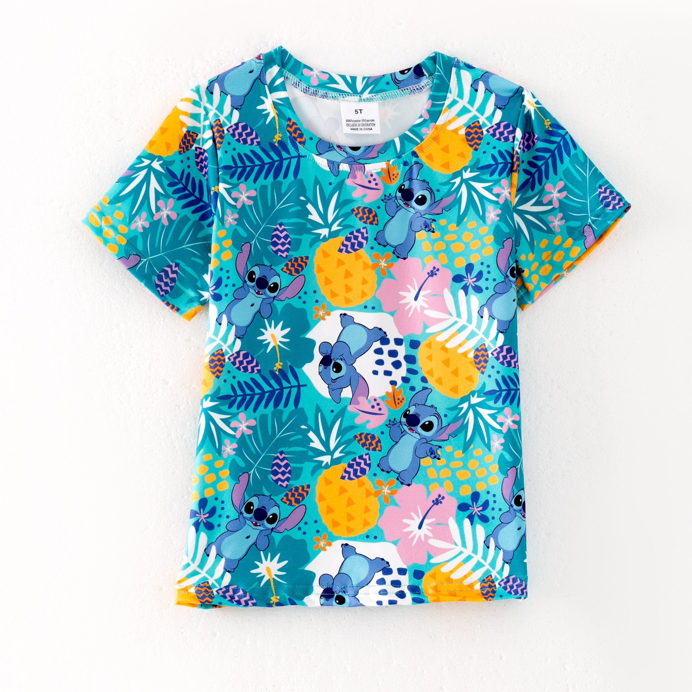 （Pre Order）Siblings Spring and Summer Cartoon Print Dress,Top and Set