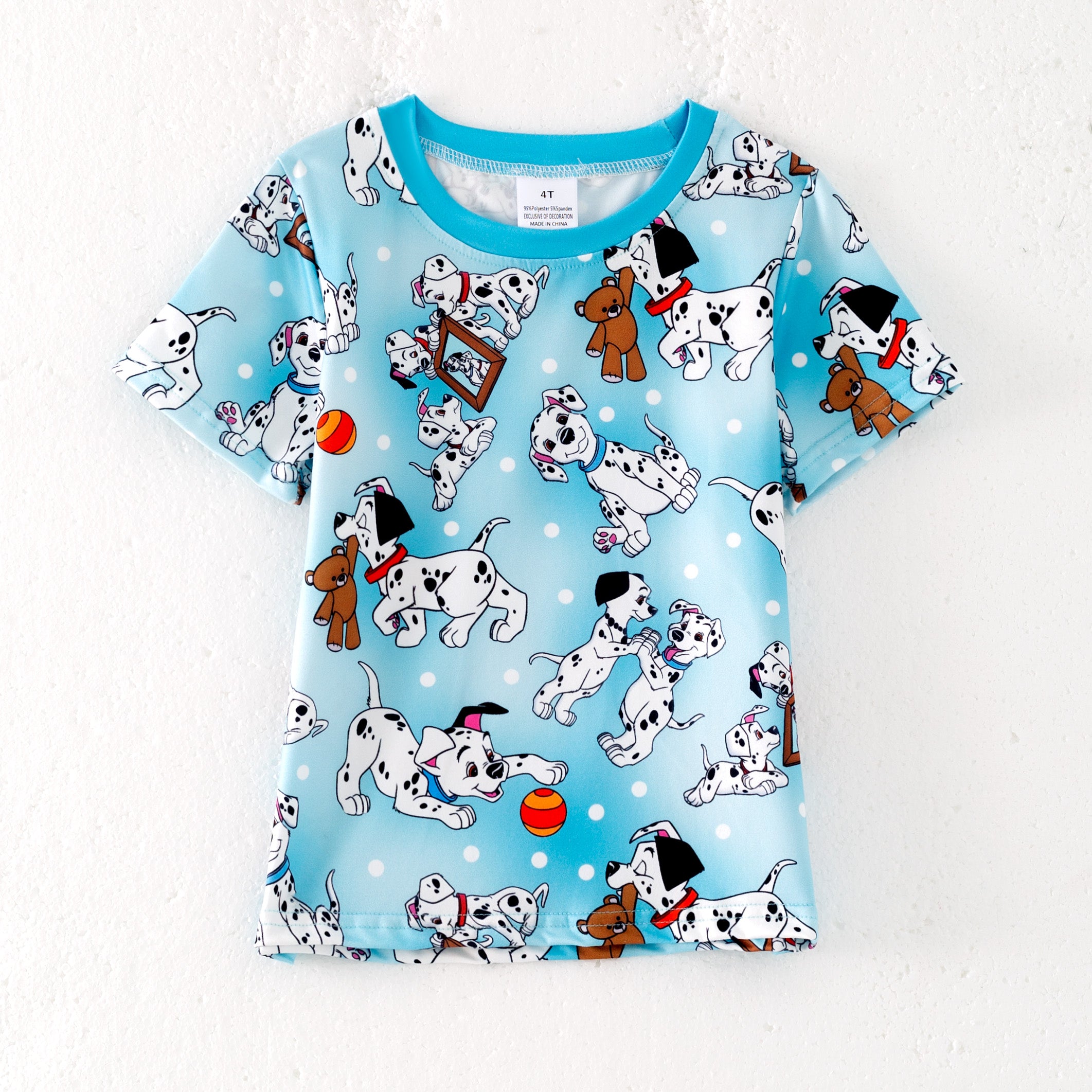 （Pre Order）Family Spring and Summer Cartoon Print Dress＆Top