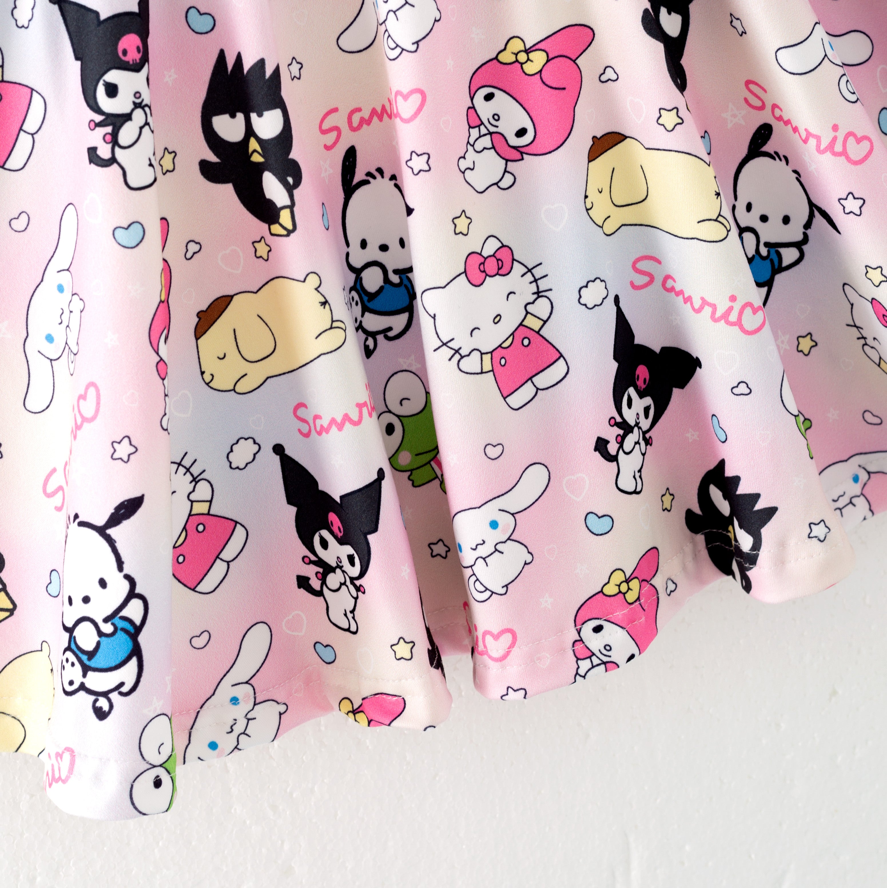 （Pre Order）Girls Summer Sanrio Print Skirt Set