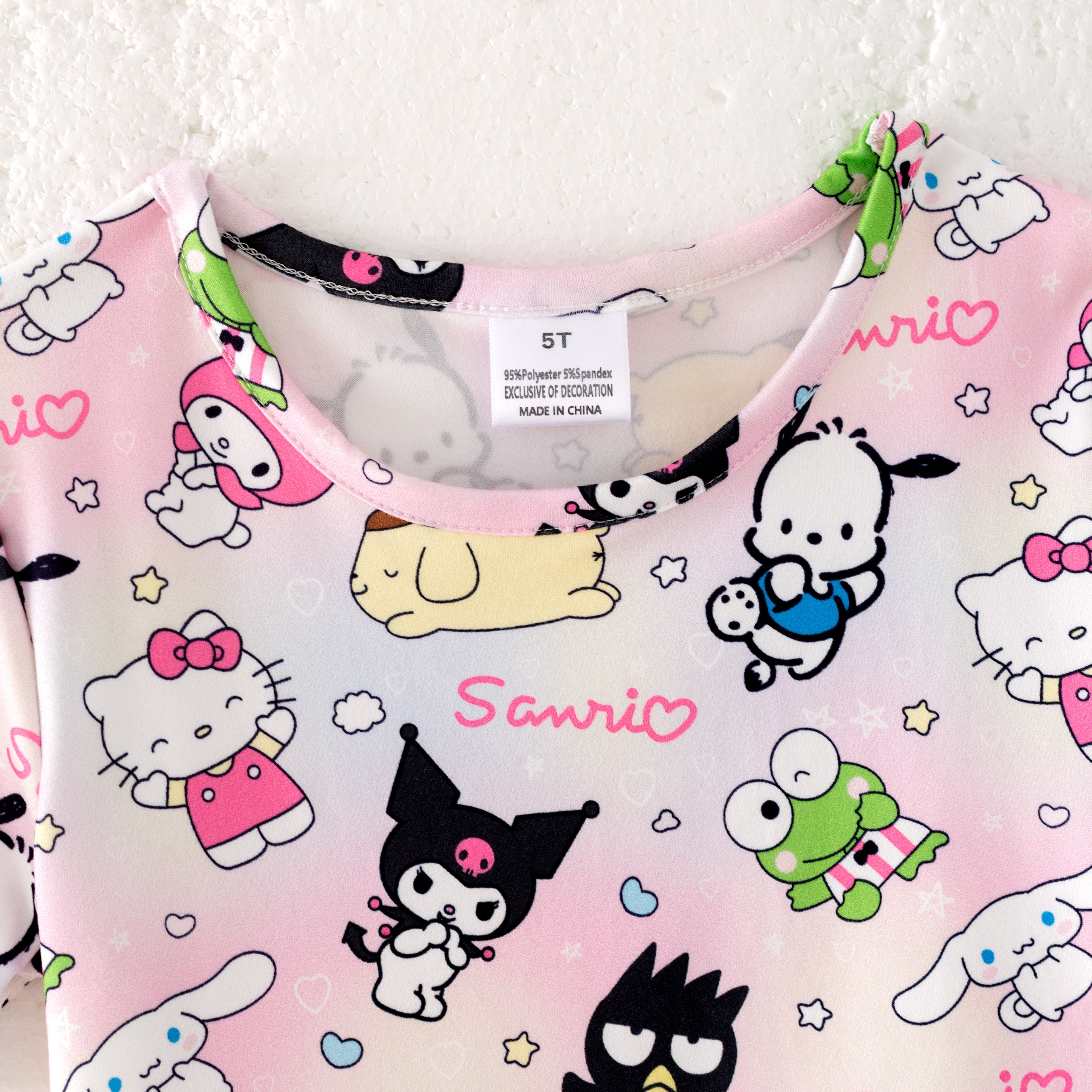 （Pre Order）Girls Summer Sanrio Print Skirt Set