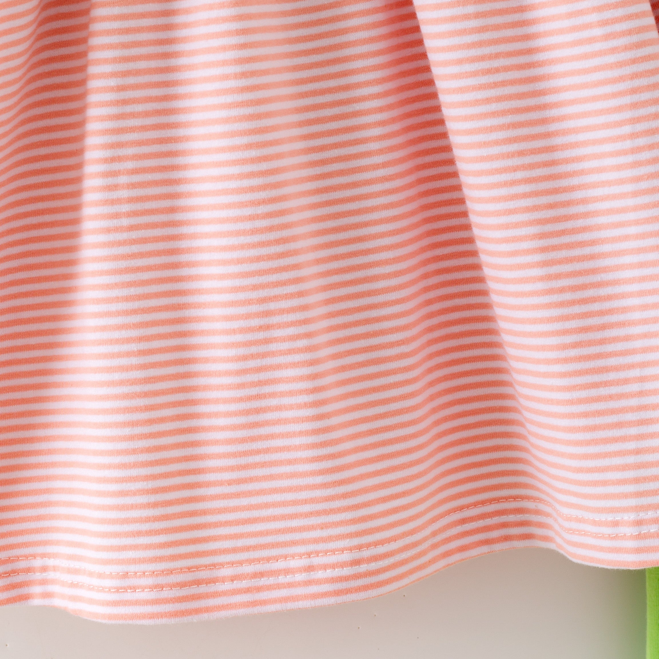 （In Stock）Girls St. Patrick's Day Shamrock Embroidery Cotton Outfit Set