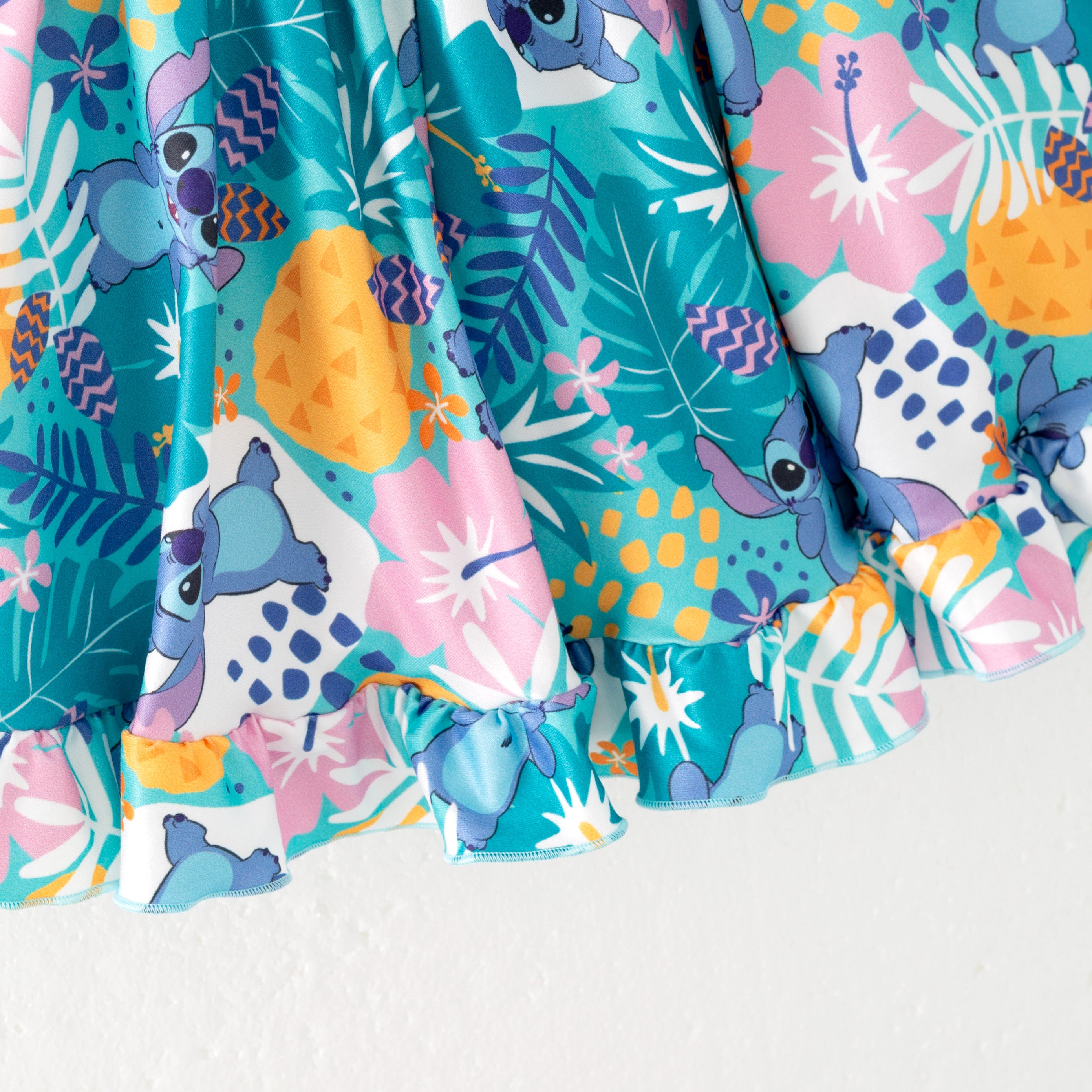 （Pre Order）Siblings Spring and Summer Cartoon Print Dress,Top and Set