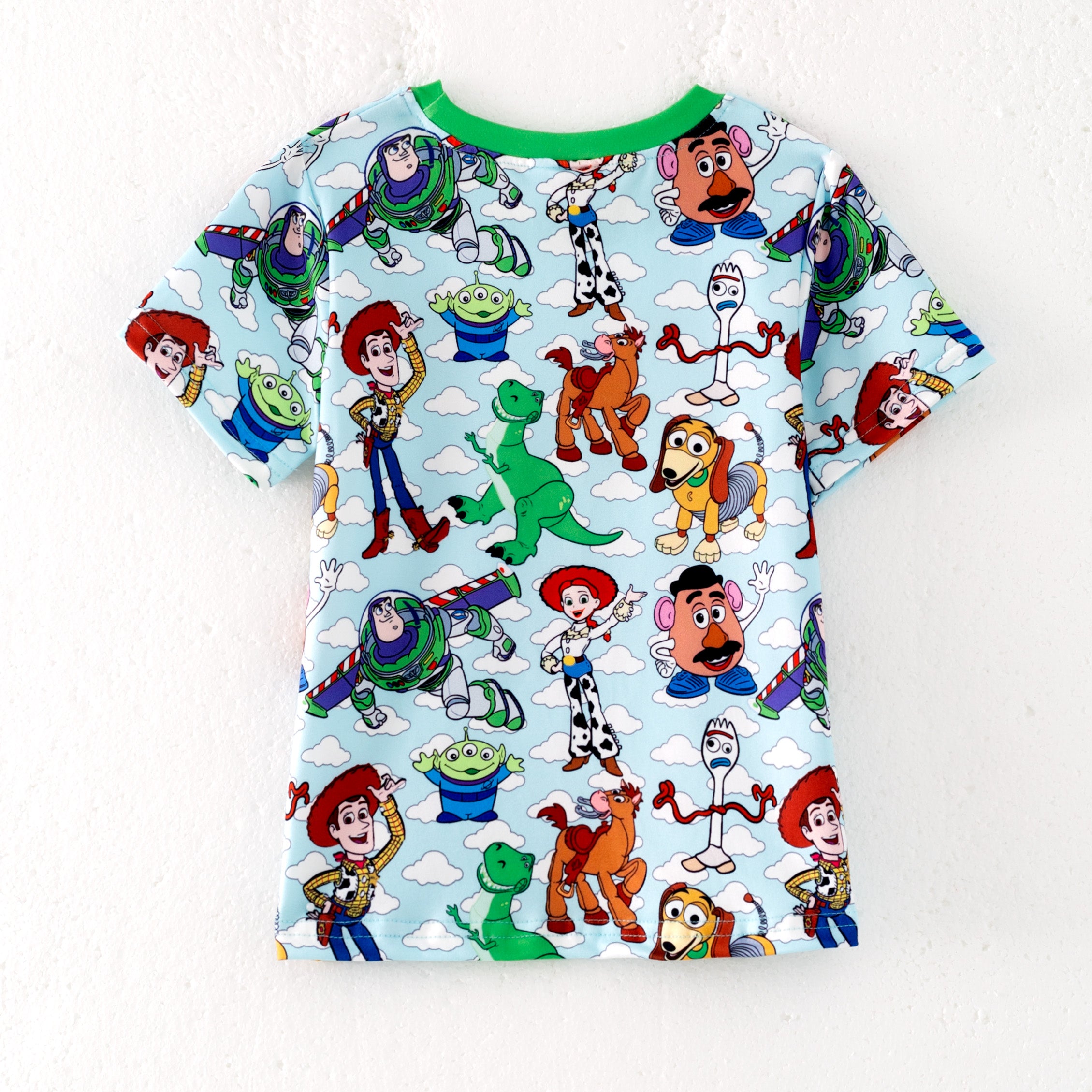（Pre Order）Family Spring and Summer Cartoon Print Dress＆Top