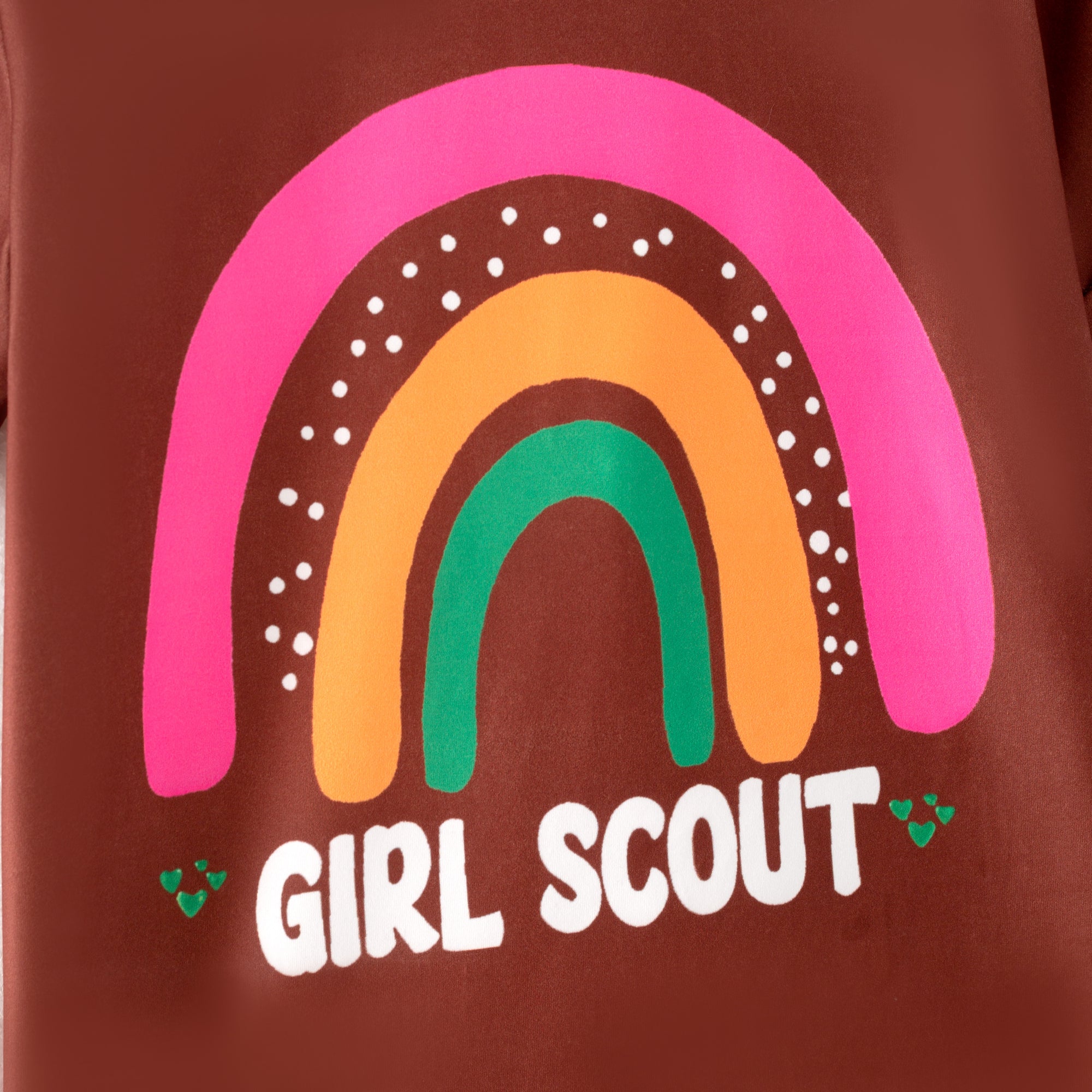 （Pre Order）Girls Scout Cookie Print Outfit Set
