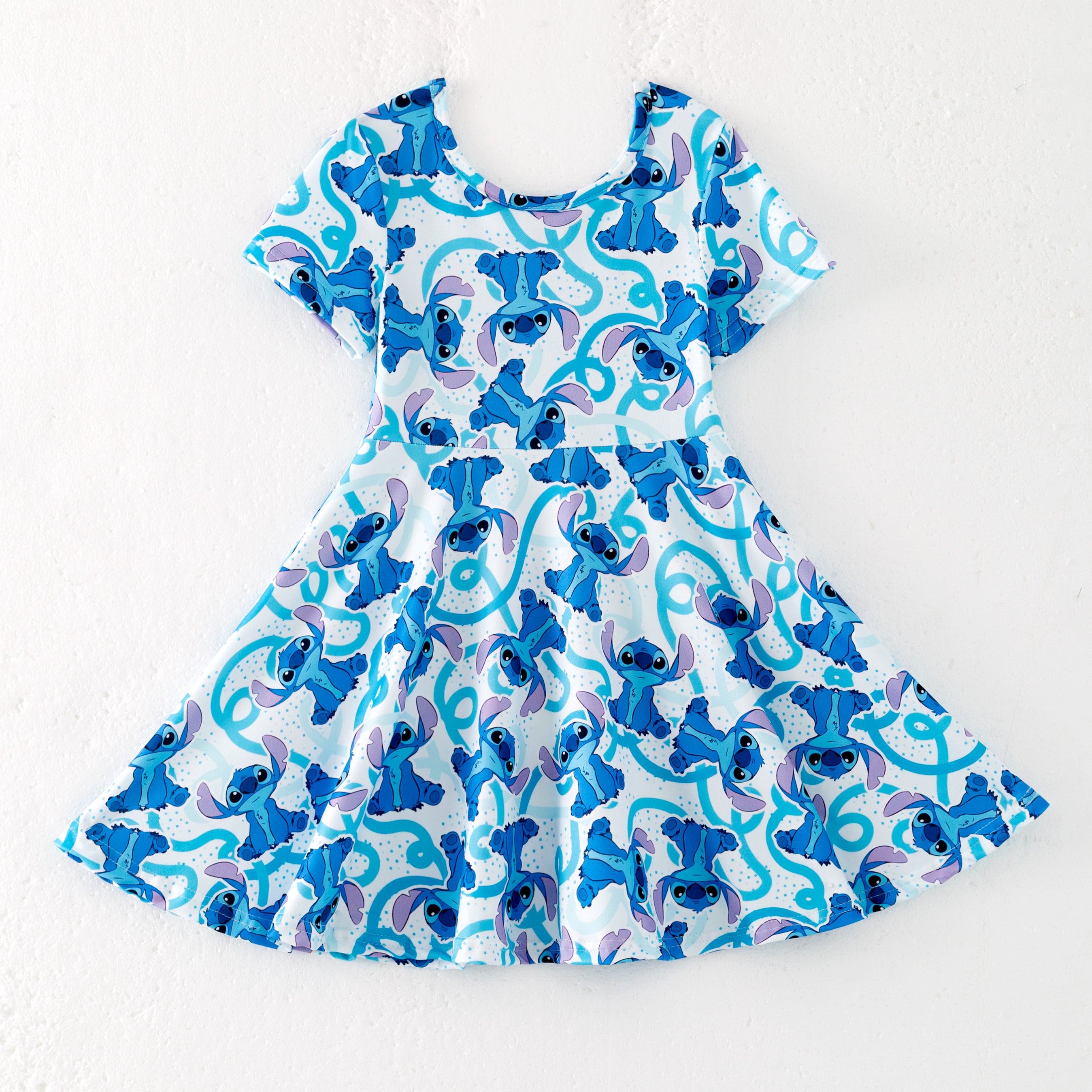 （Pre Order）Sibling Spring and Summer Cartoon Print Dress,Set,Romper＆Top