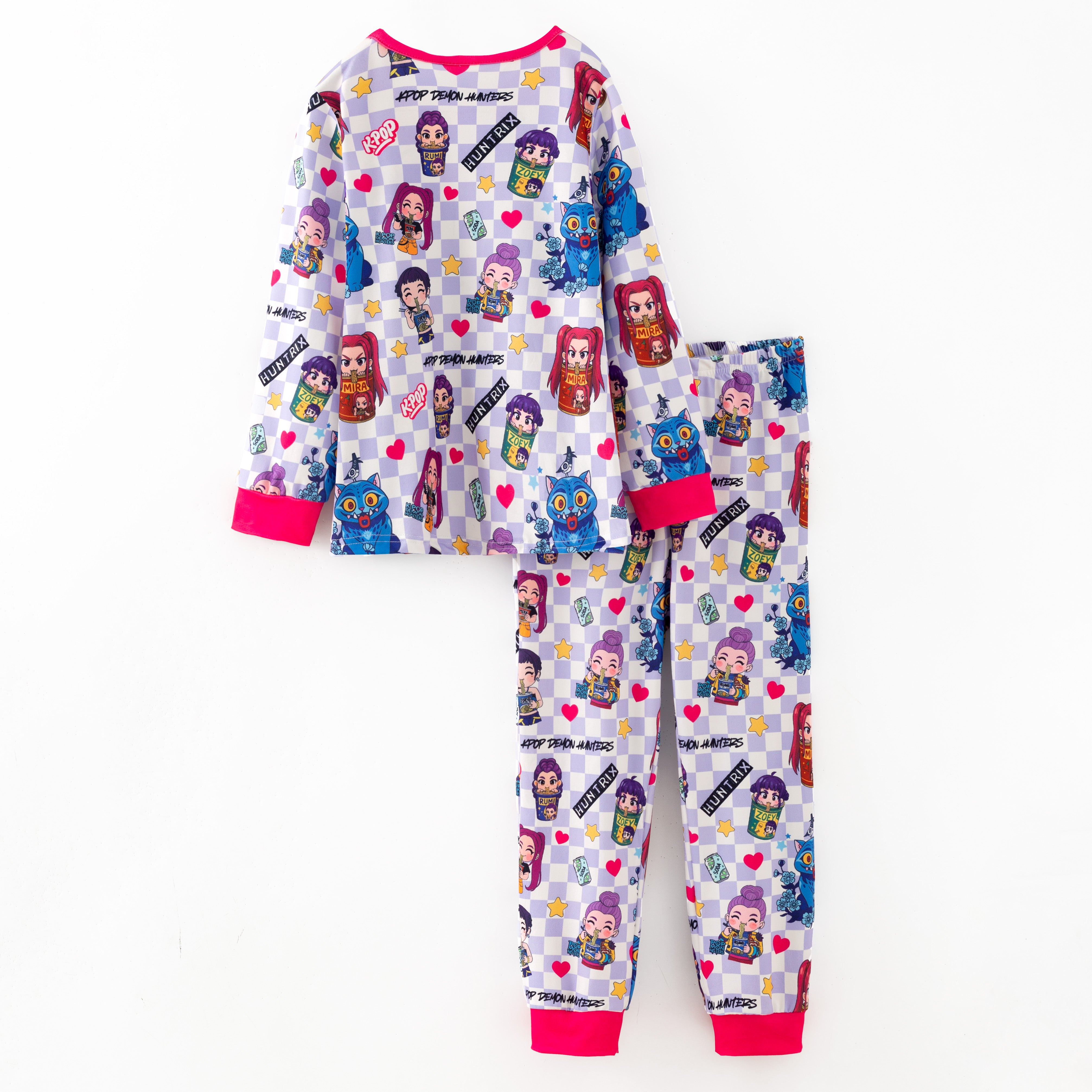 （Pre Order,Prepack Zone）Girls Movie Character Print Pajamas（Mix Size）