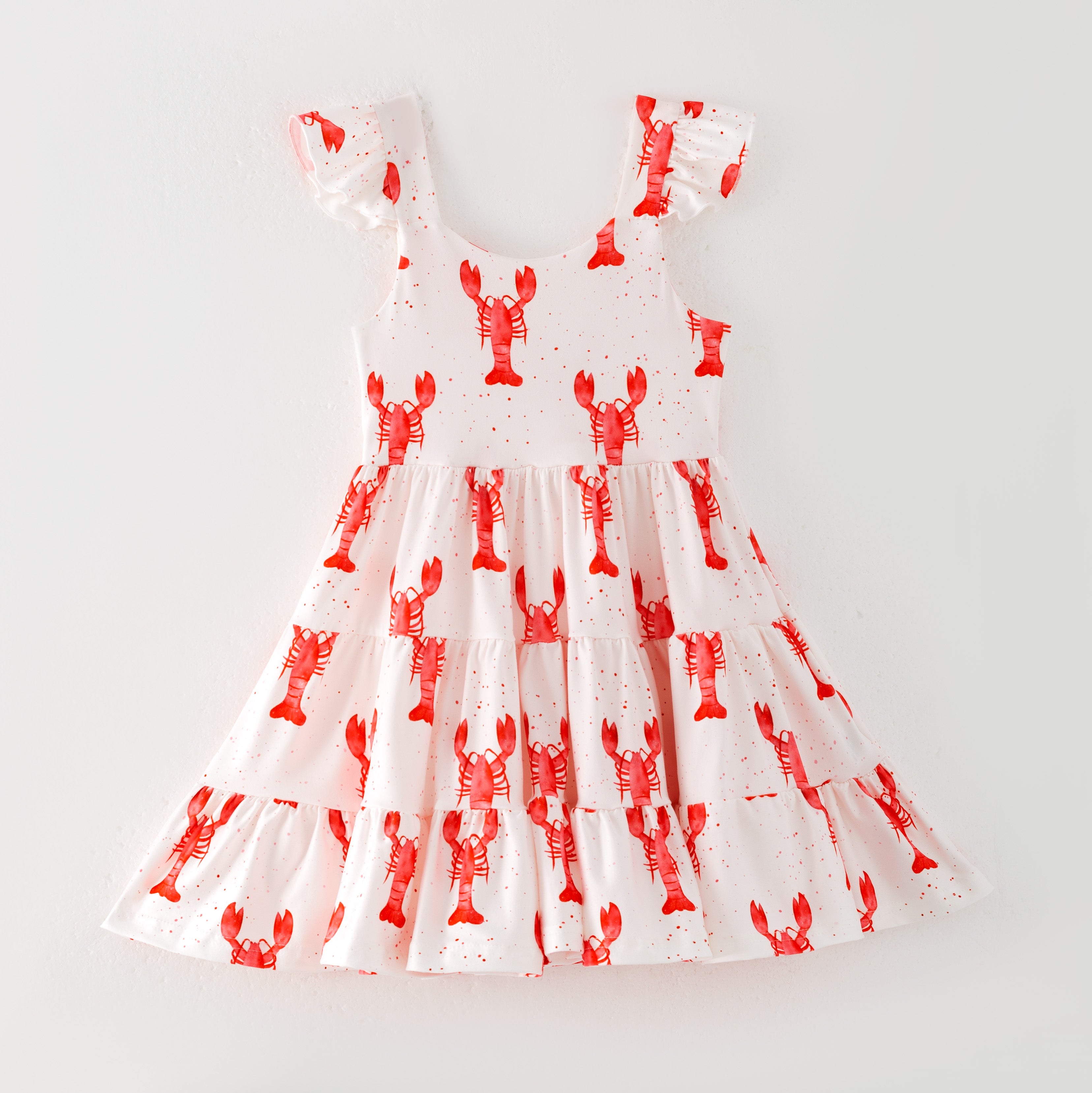 （Pre Order）Girls Spring and Summer Bow Print Dress